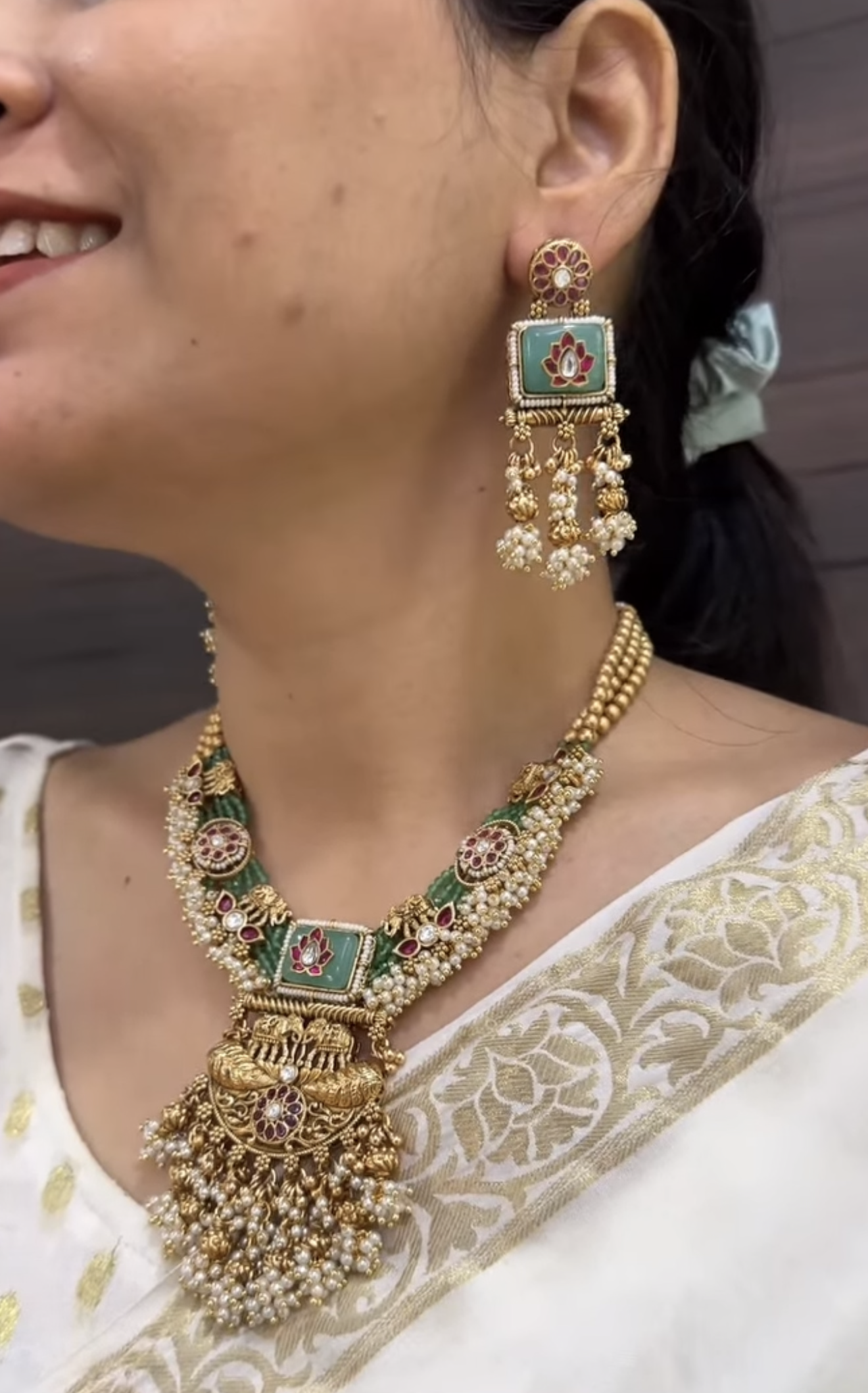 Aria Antique Designer Necklace Set