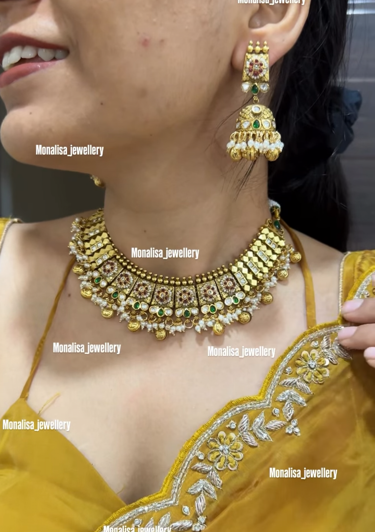 Dyuti Antique Designer Necklace Set