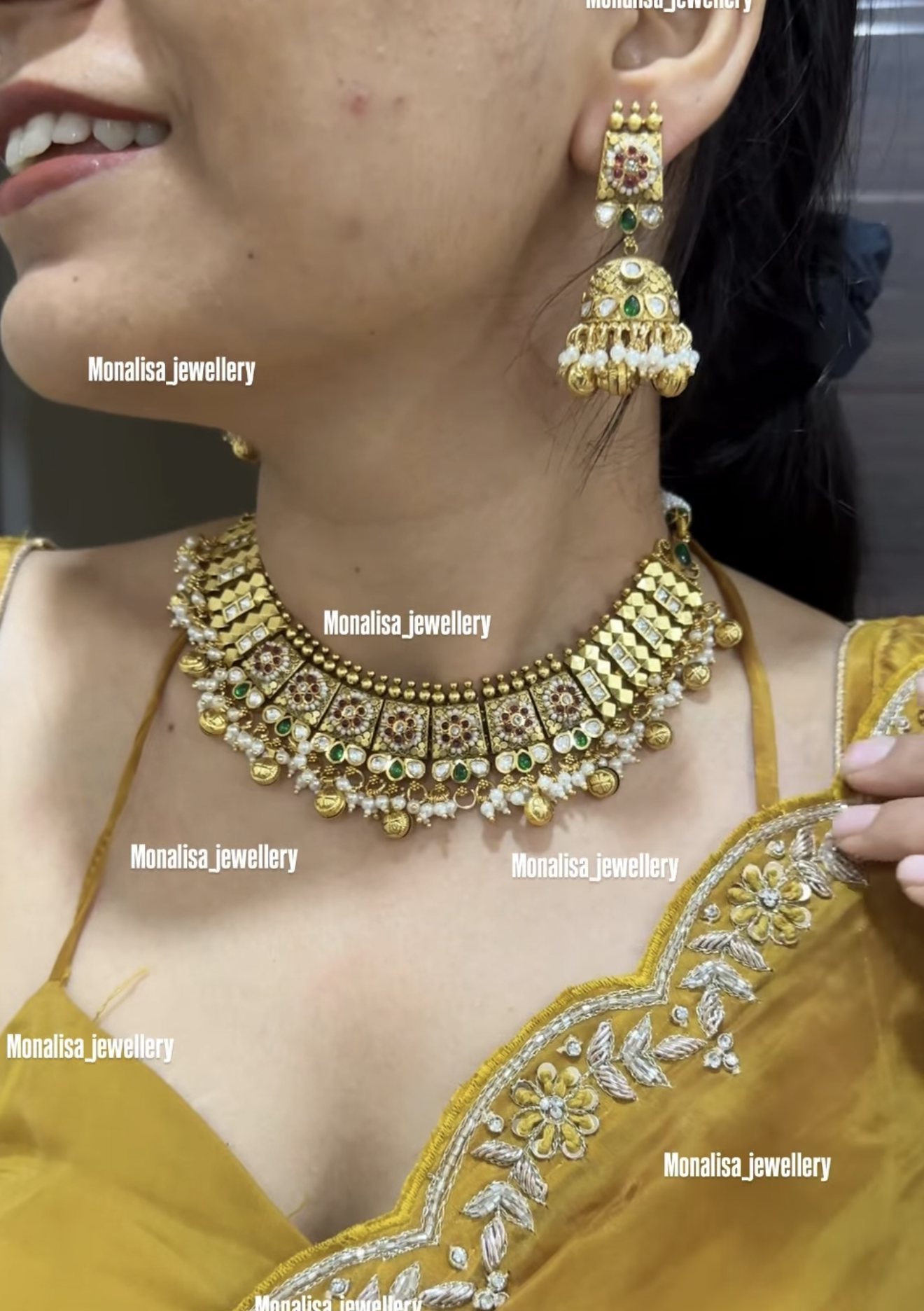 Dyuti Antique Designer Necklace Set