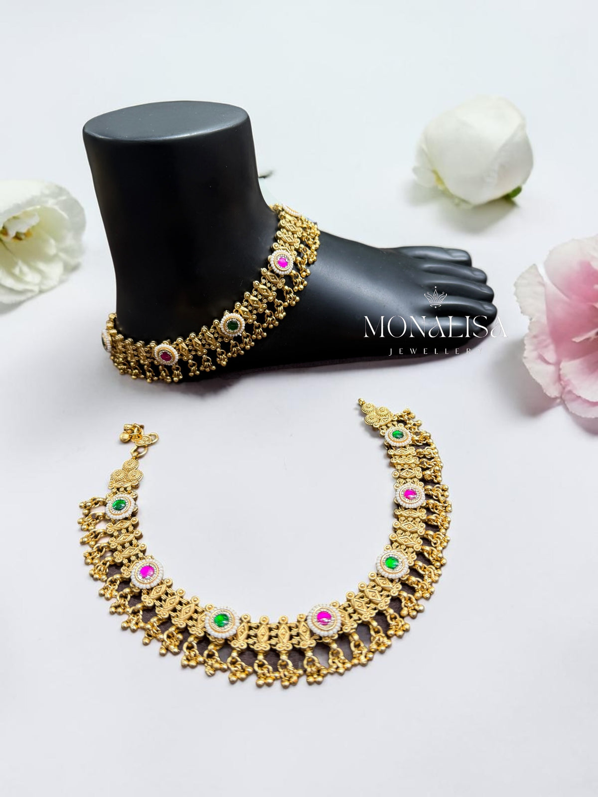 Tara Antique designer Anklet