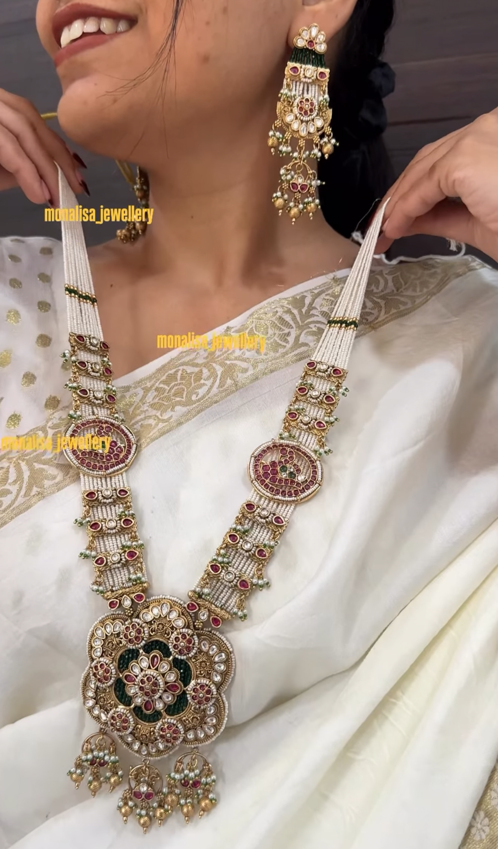 Hamsika Antique Designer Necklace Set