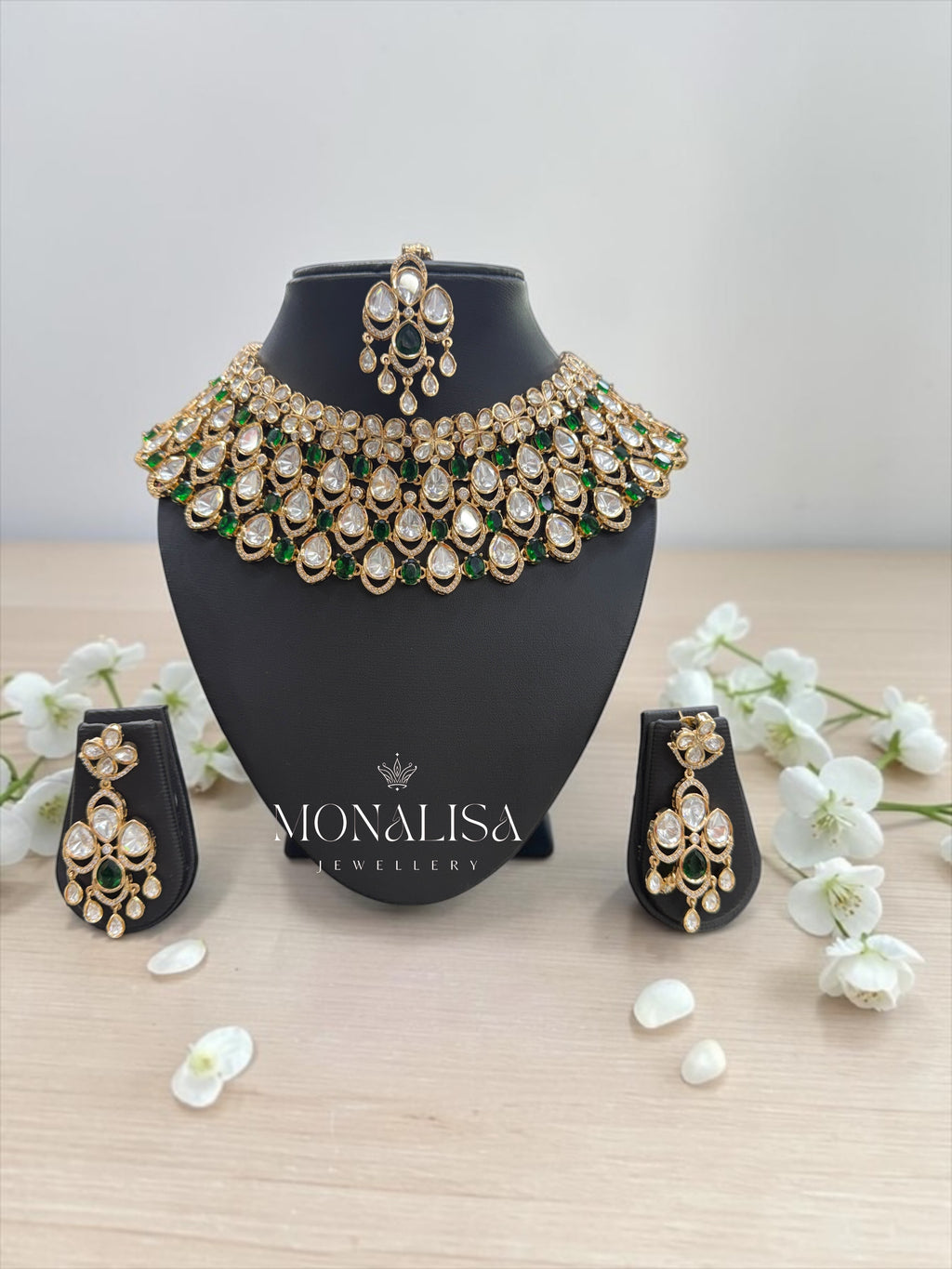 Kaipita Polki Designer Necklace Set