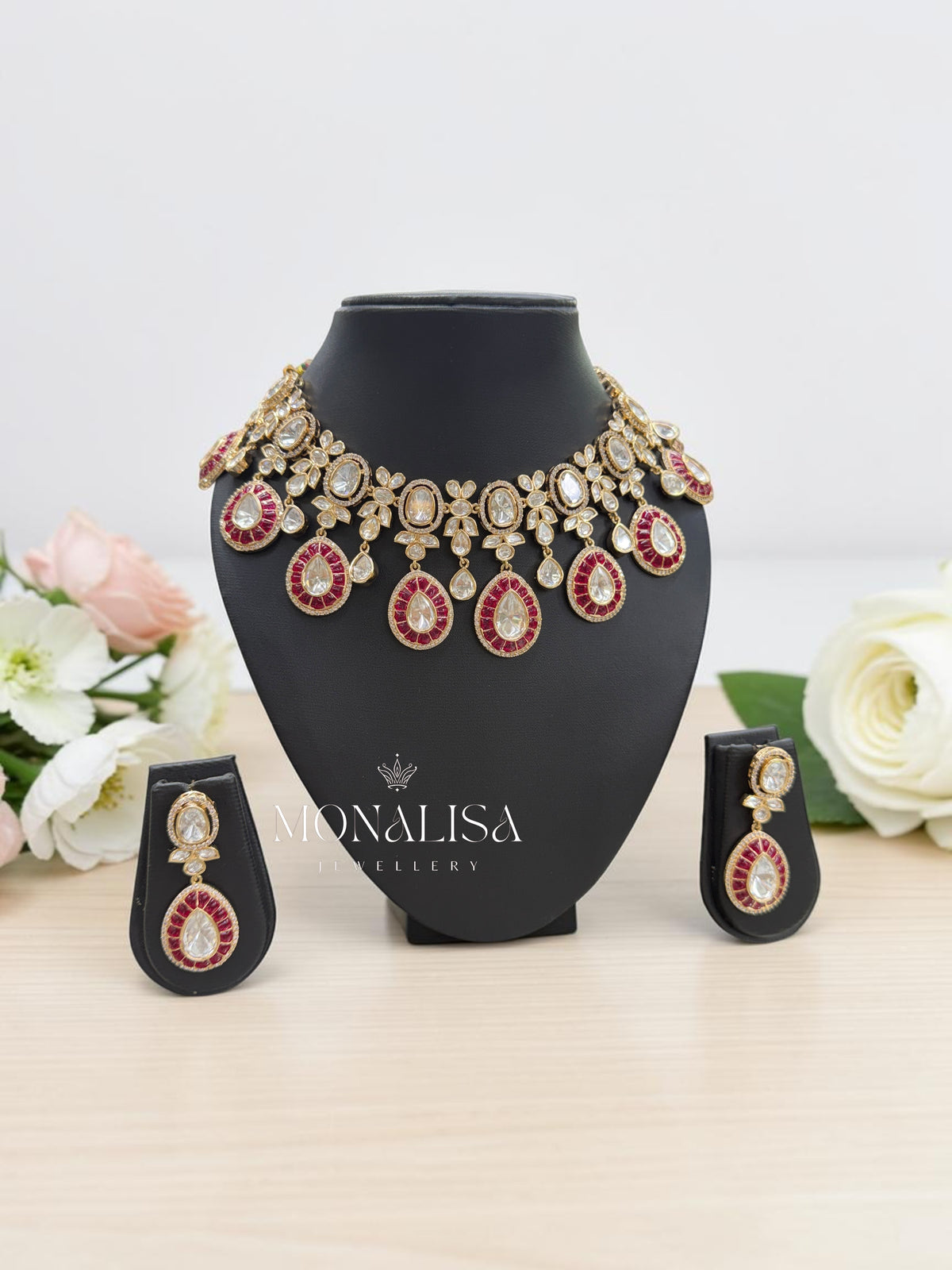 Neha Polki Designer Necklace Set