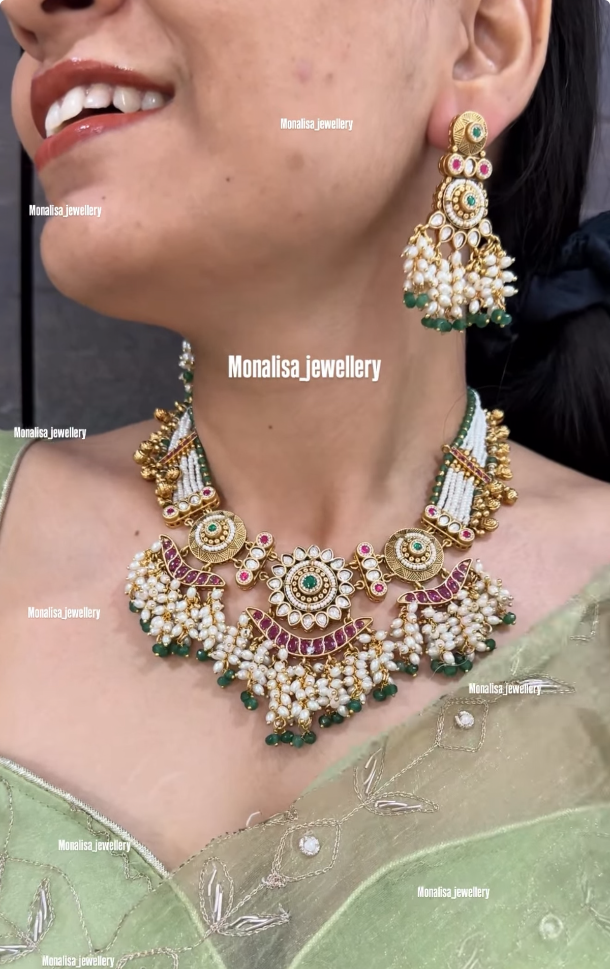 Yatika Antique Designer Necklace Set