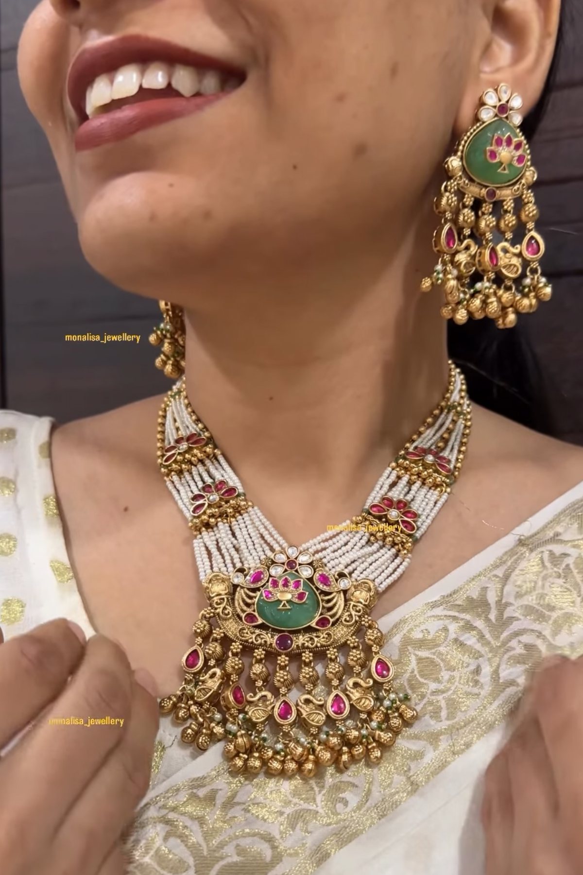 Nysa Antique Designer Necklace Set