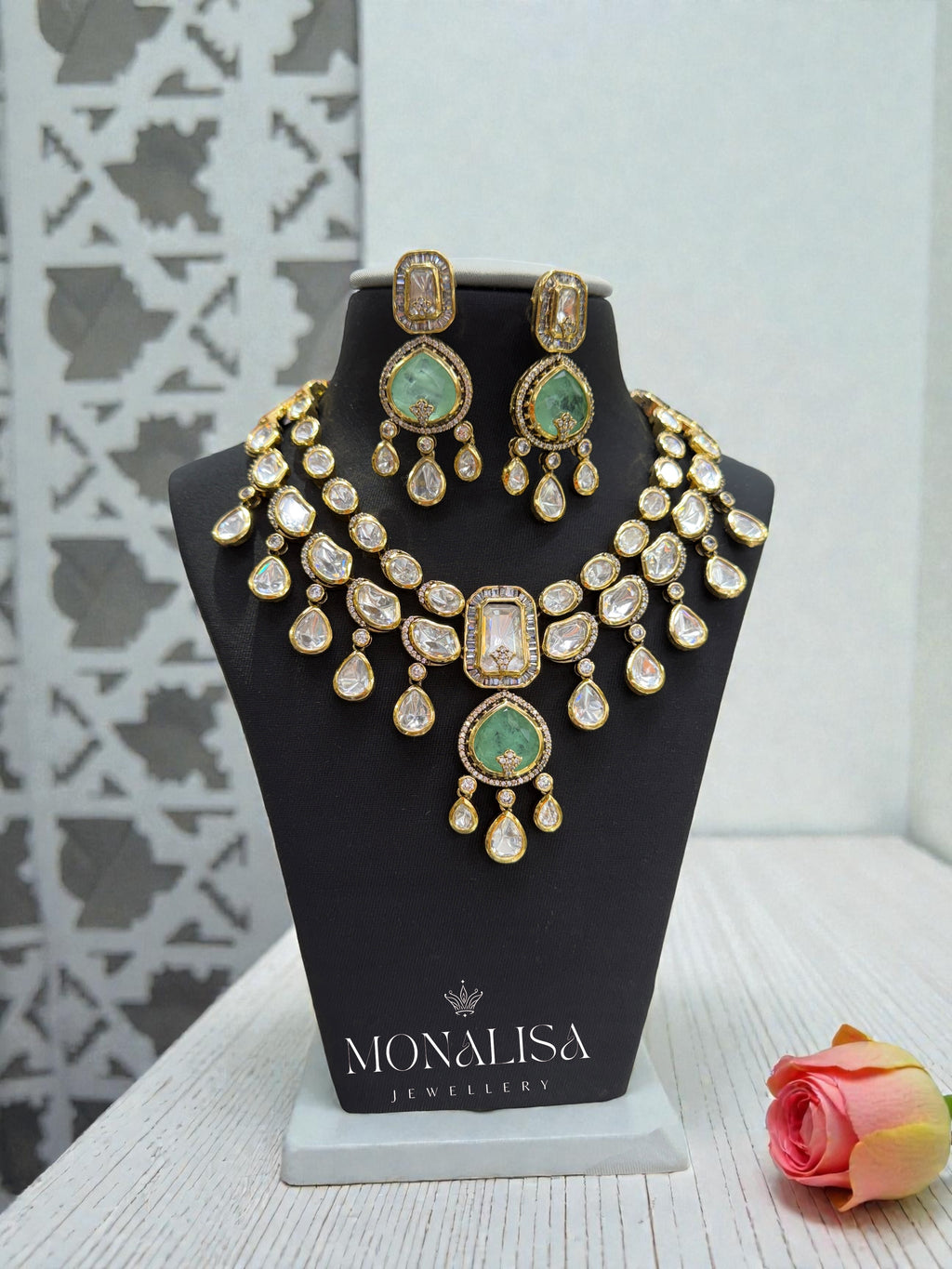 Vanya Polki Designer Necklace Set