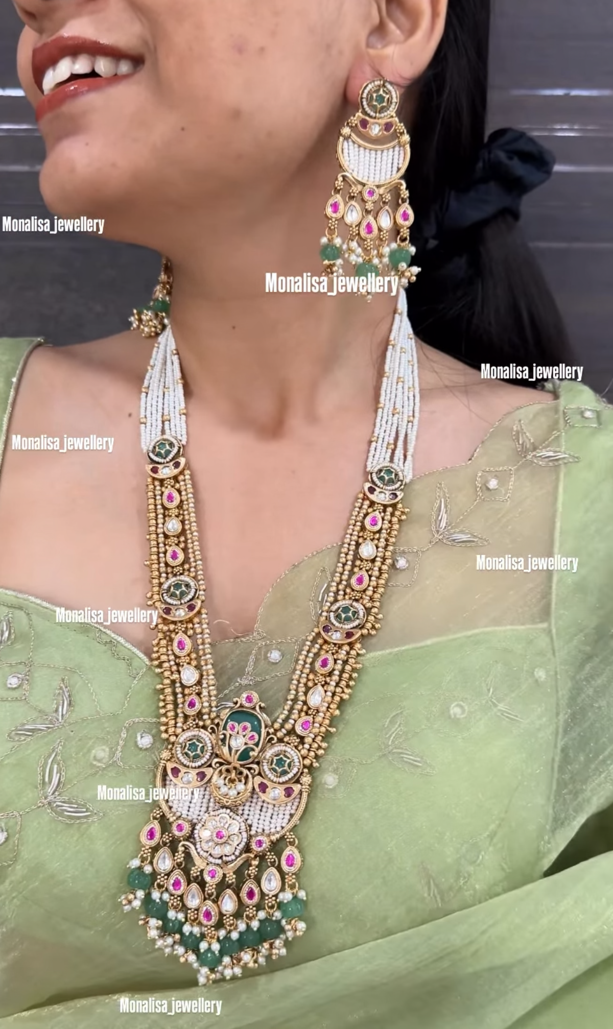 Manasa Antique Designer Necklace Set
