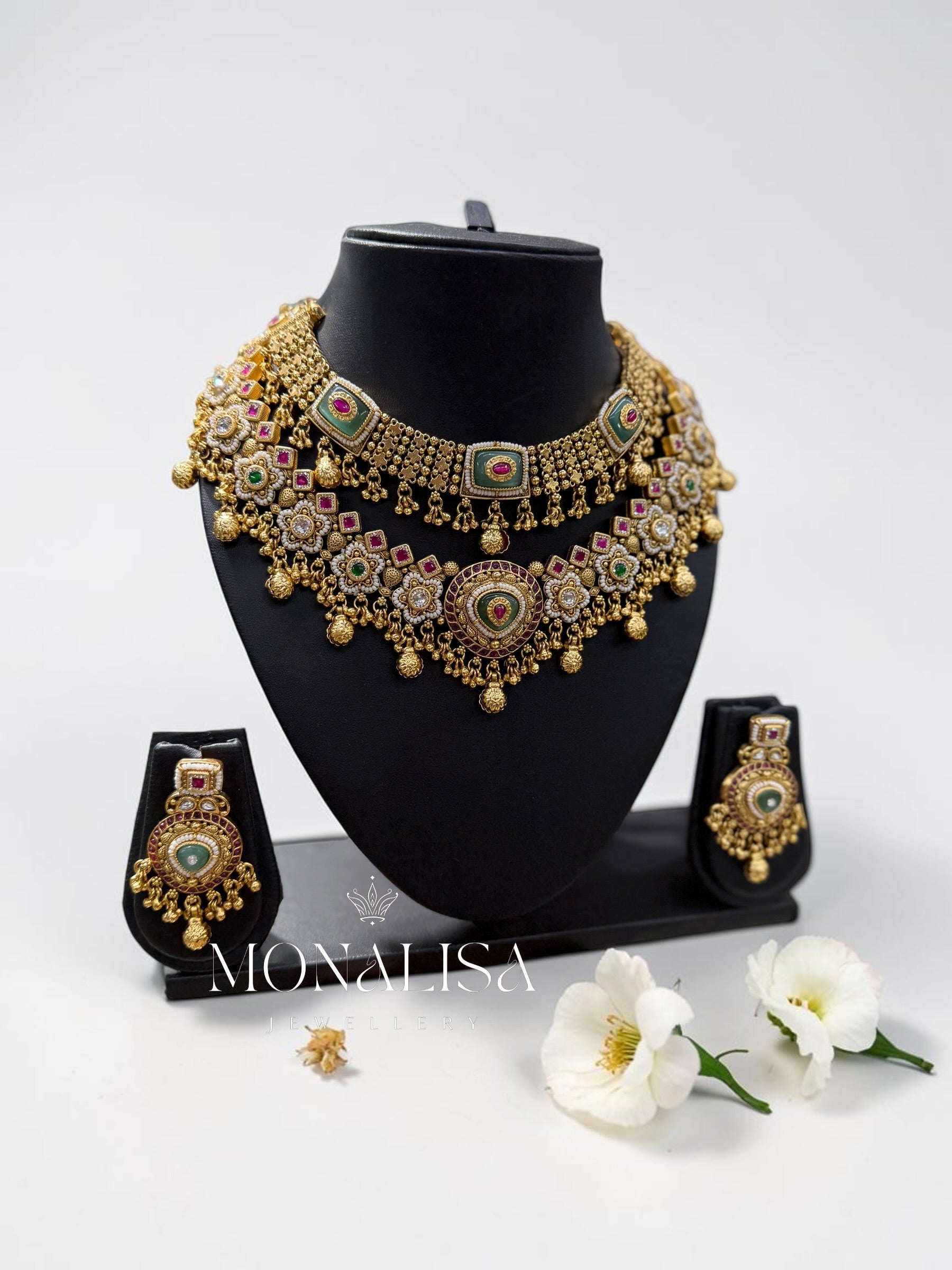 Mira Antique Designer Necklace Set