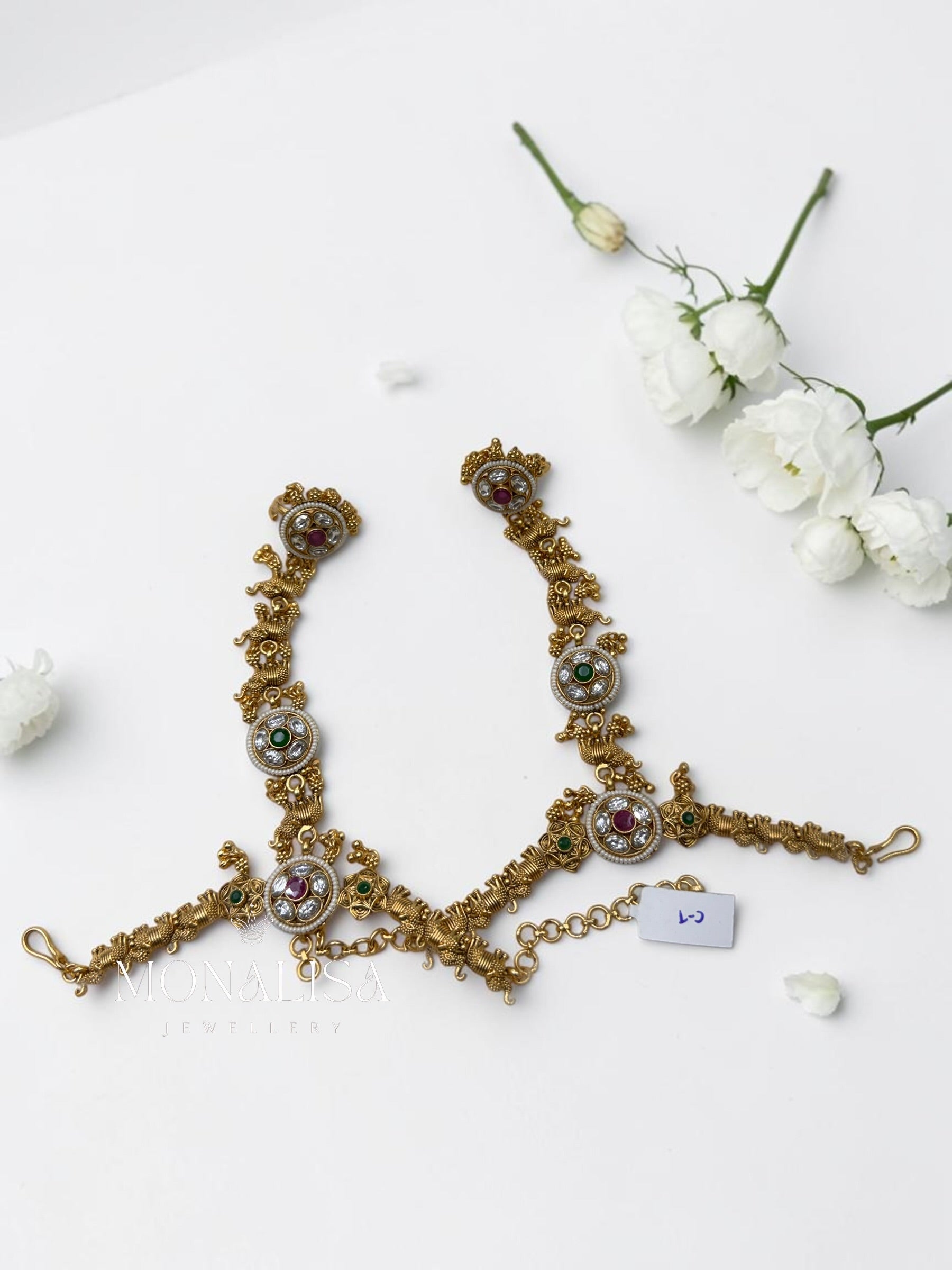 Charvi Antique Designer Hathphool