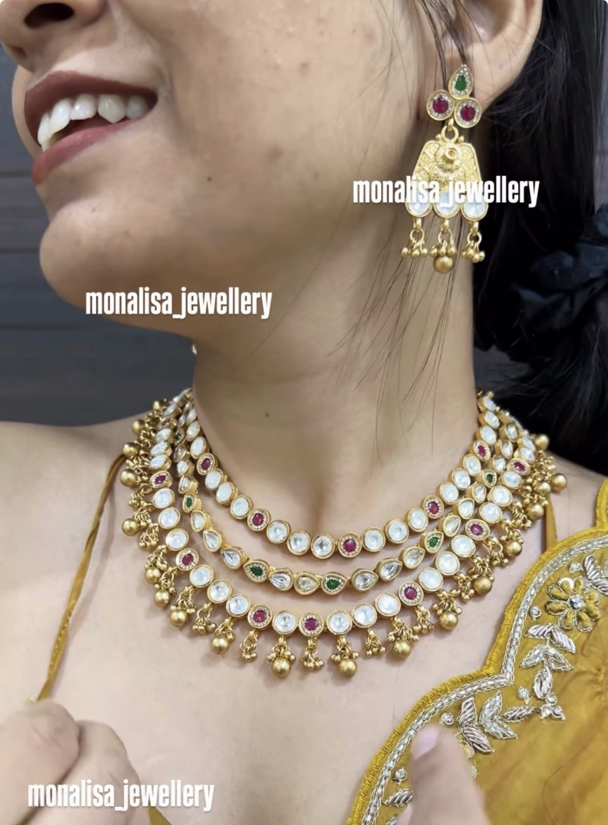 Misty Antique Designer Necklace Set