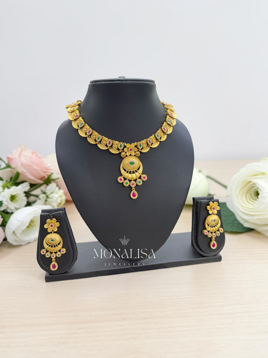 Ganika Antique Designer Necklace Set