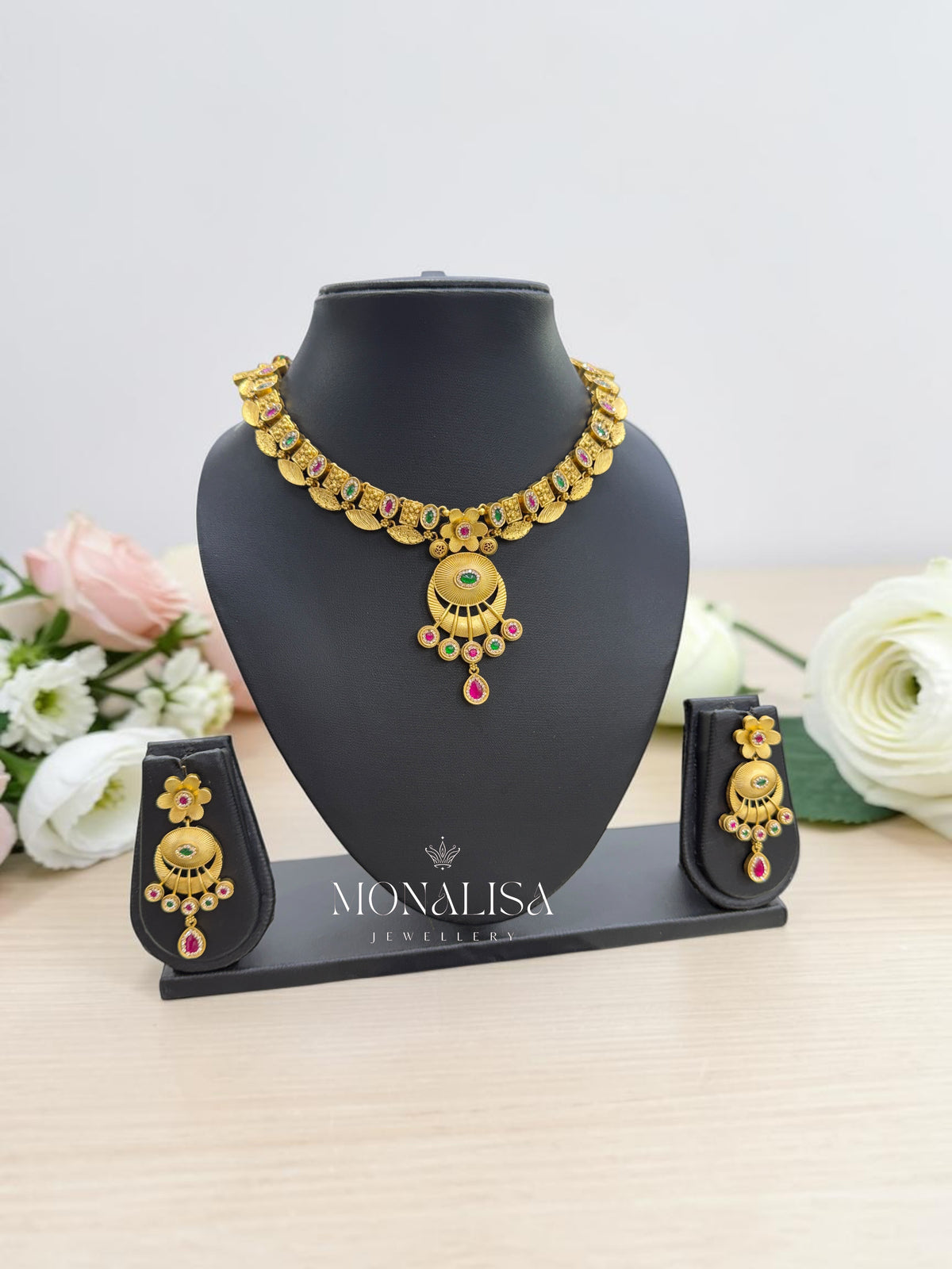 Ganika Antique Designer Necklace Set