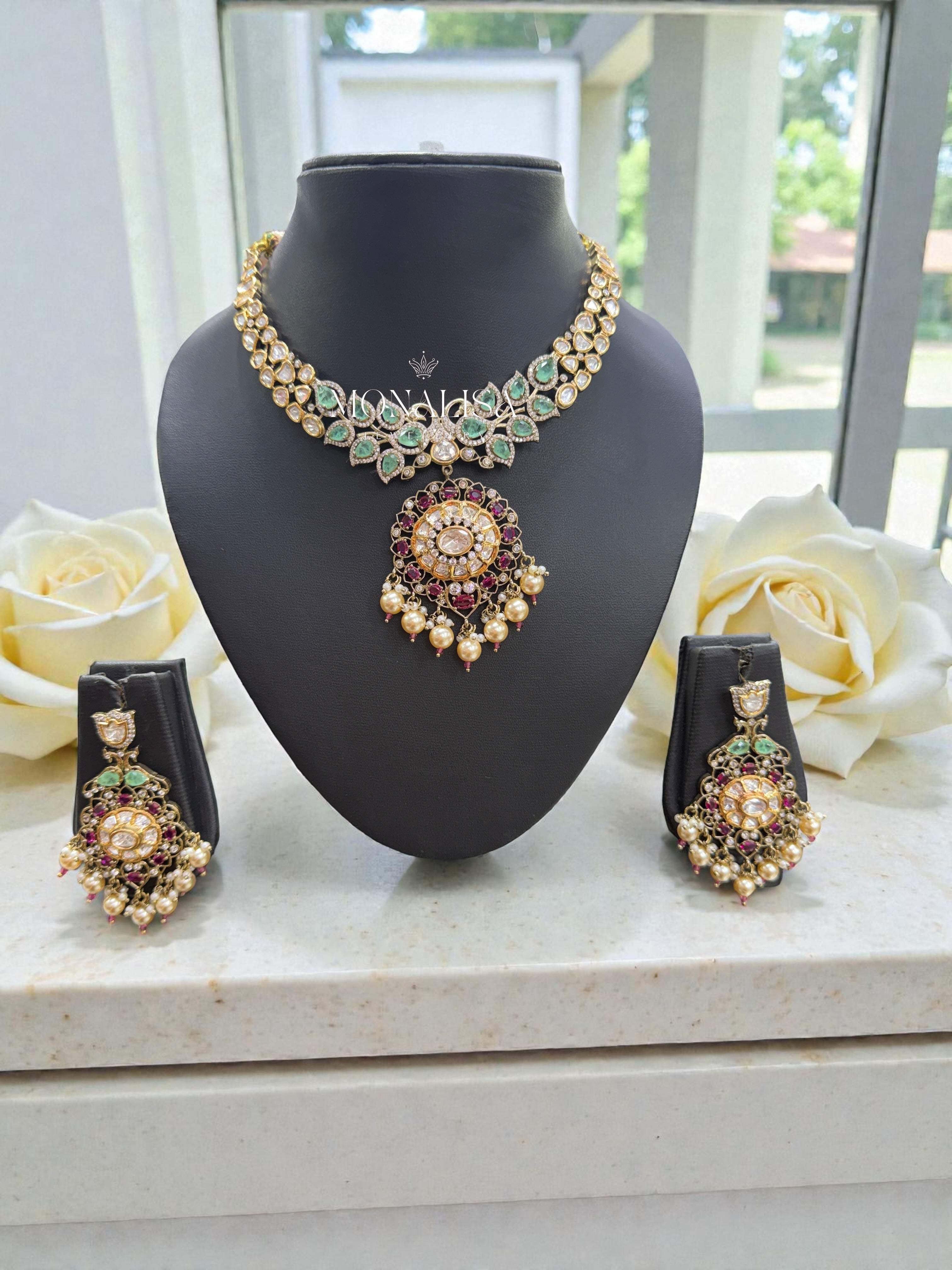Minka Polki Designer Necklace Set