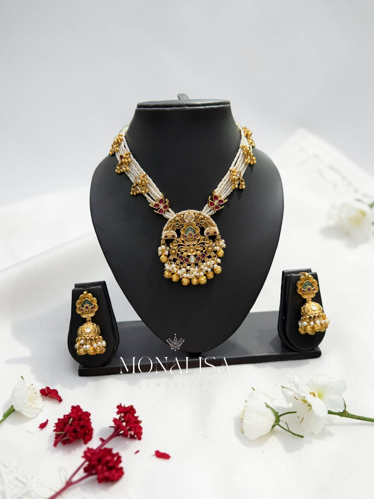 Radhika Antique Designer Necklace Set
