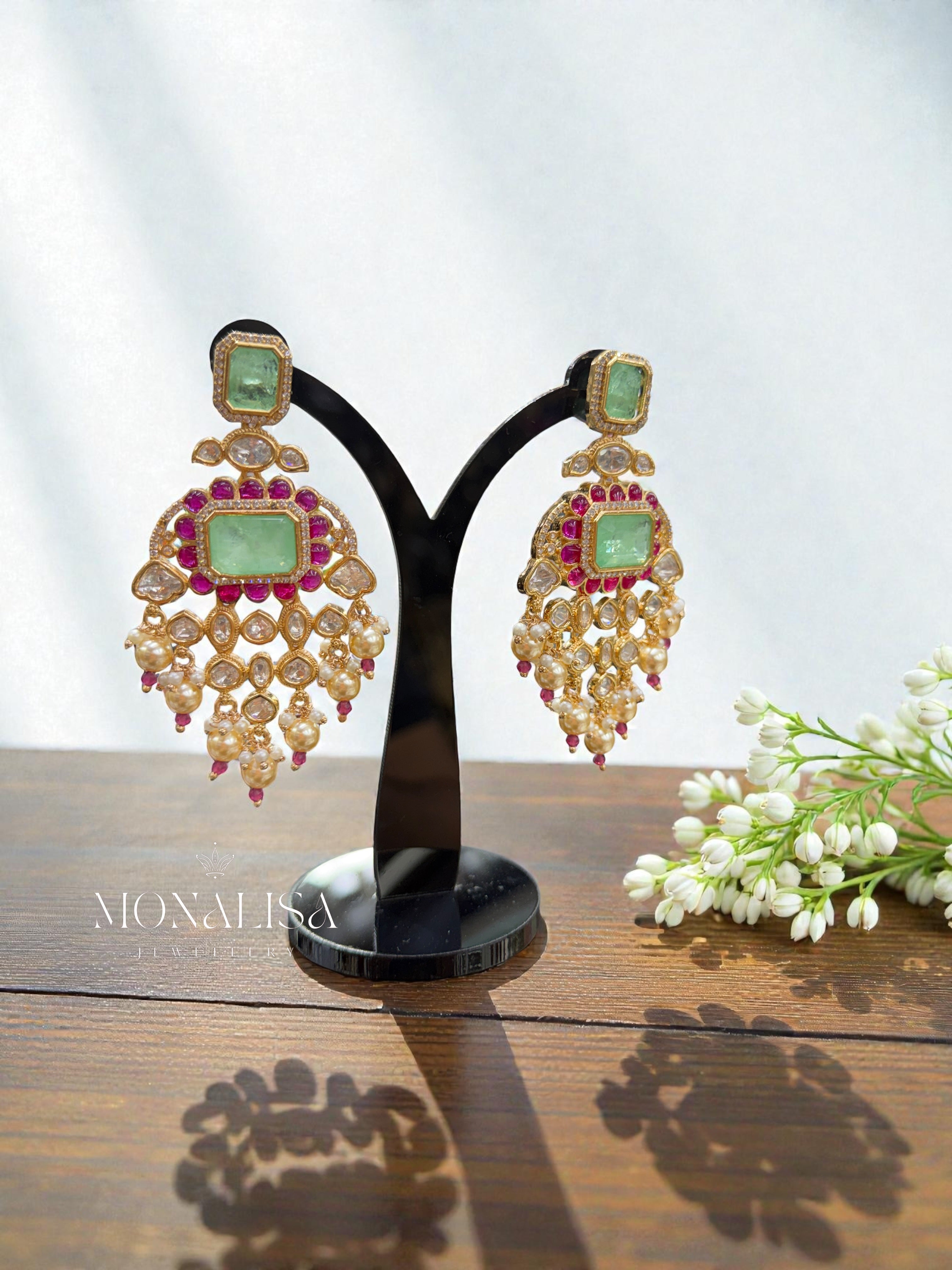 Sia Polki Desinger Earing