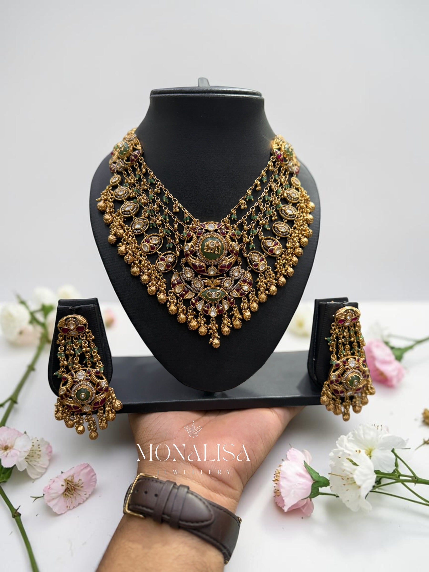 Darishini Antique Designer Necklace Set