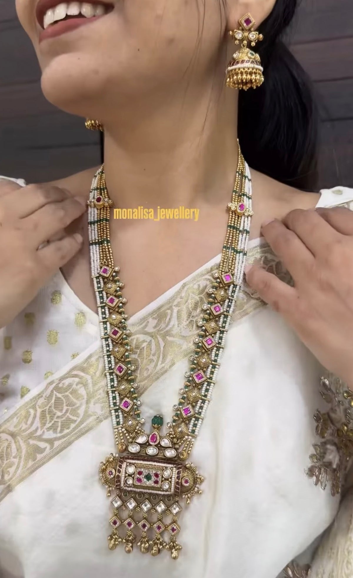Leisha Antique Designer Necklace Set