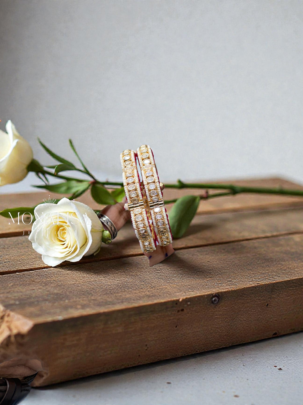 Ruvika polki Designer Bangles