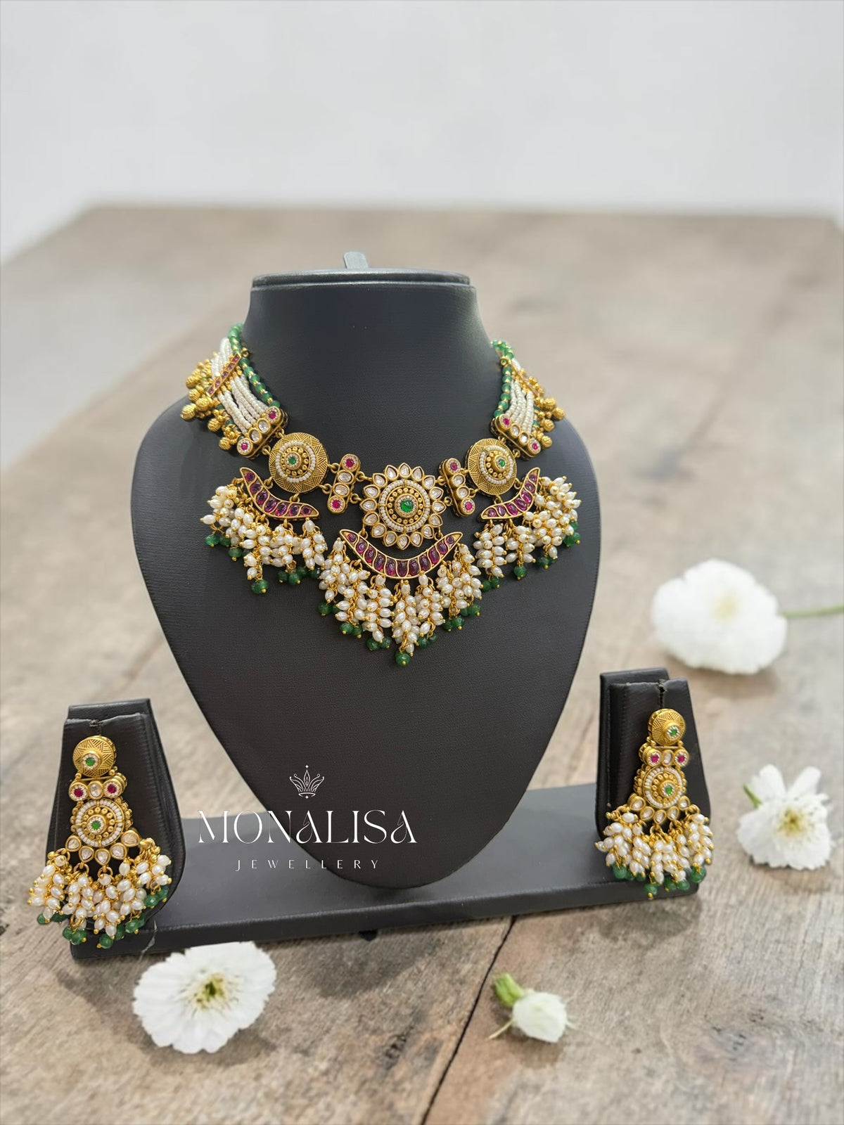 Savya Antique Designer Necklace Set