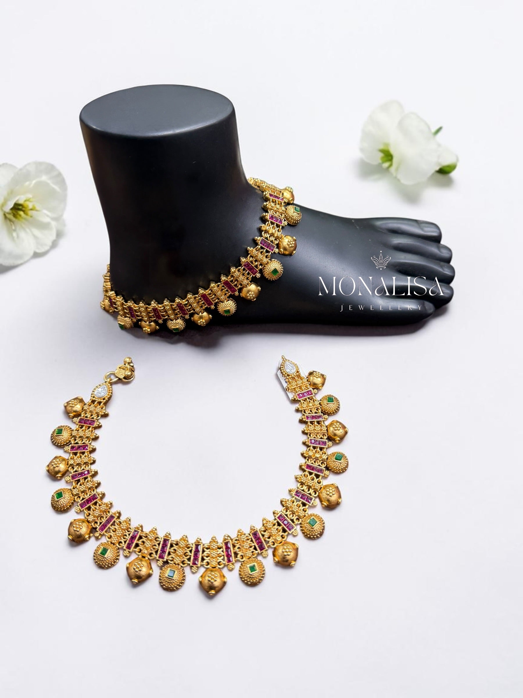 Mahi Antique designer Anklet