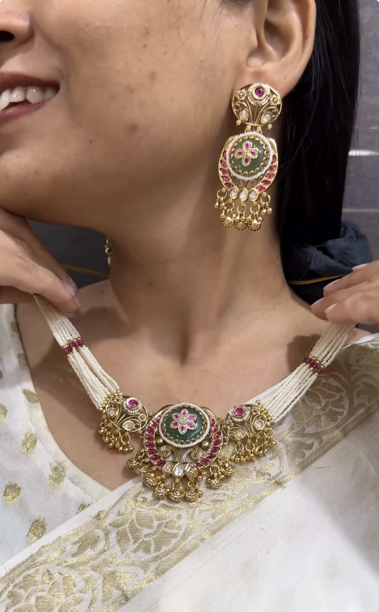 Vara Antique Designer Necklace Set