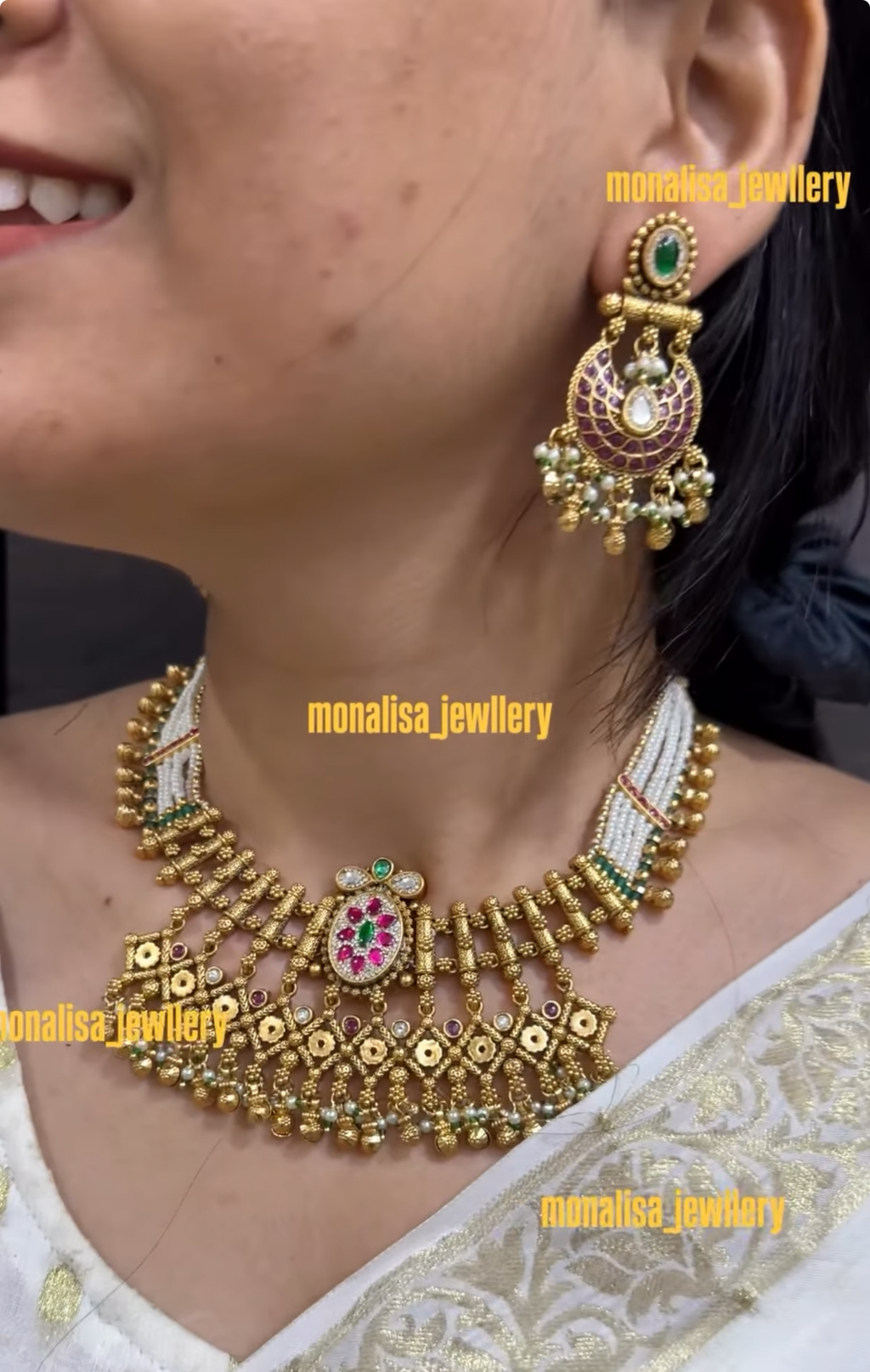 Noah Antique Designer Necklace Set