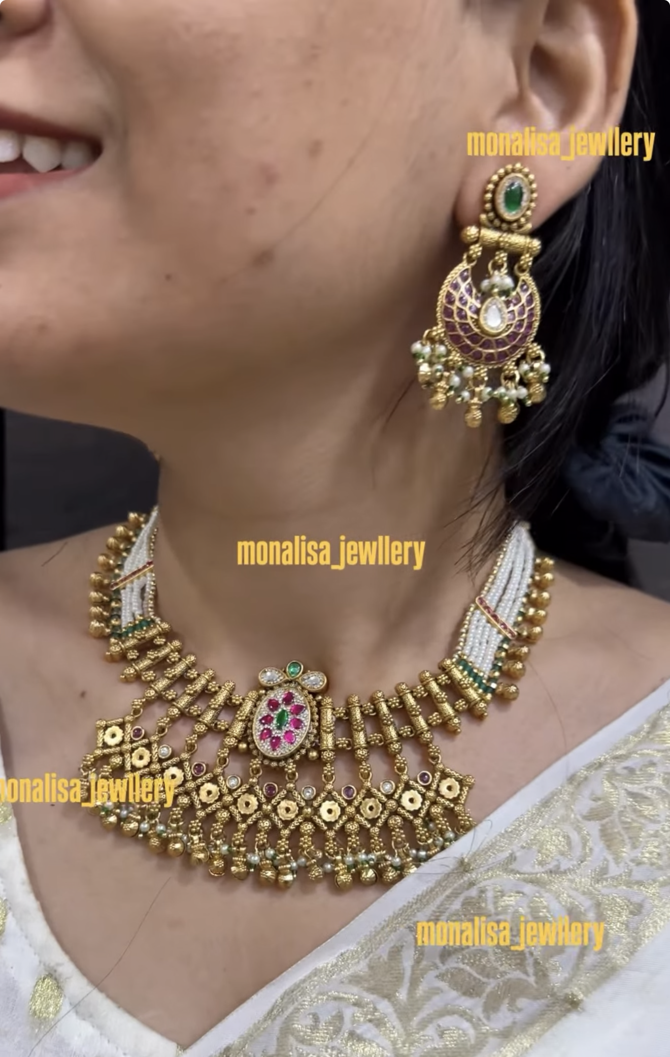 Noah Antique Designer Necklace Set