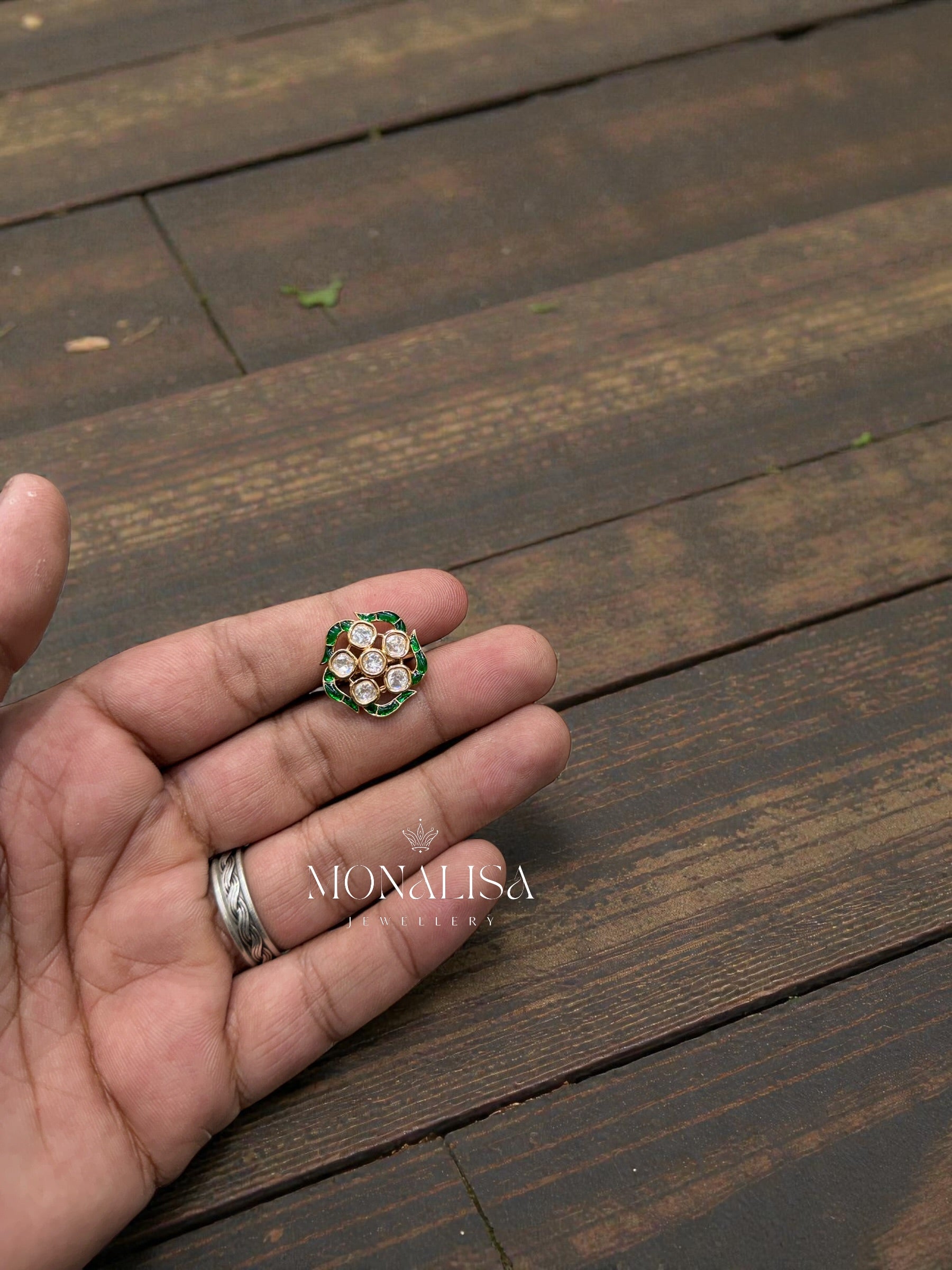 Mayra Polki Designer Ring
