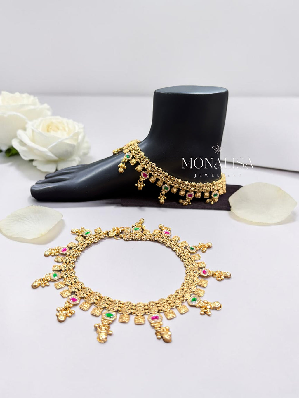 Sinmaya Antique designer Anklet