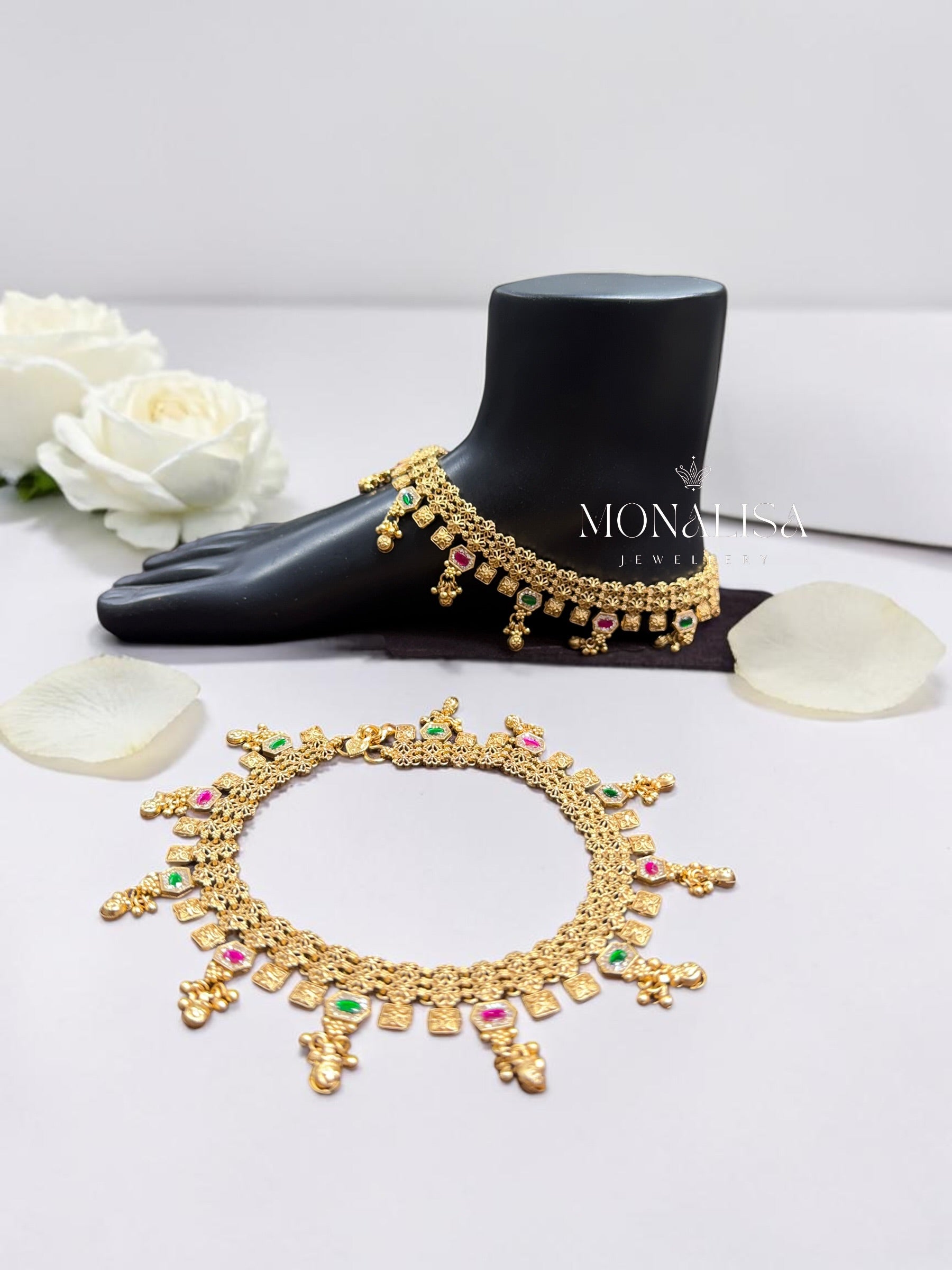 Sinmaya Antique designer Anklet