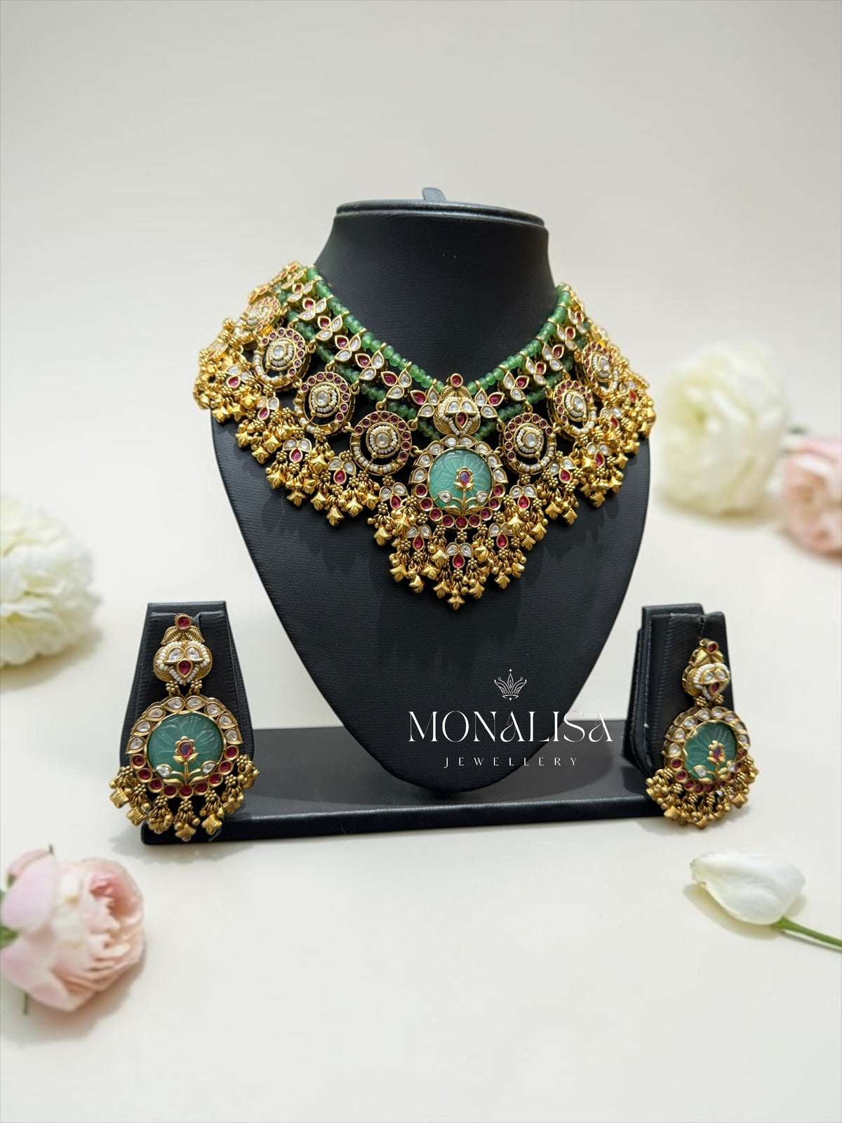 Twisha Antique Designer Necklace Set