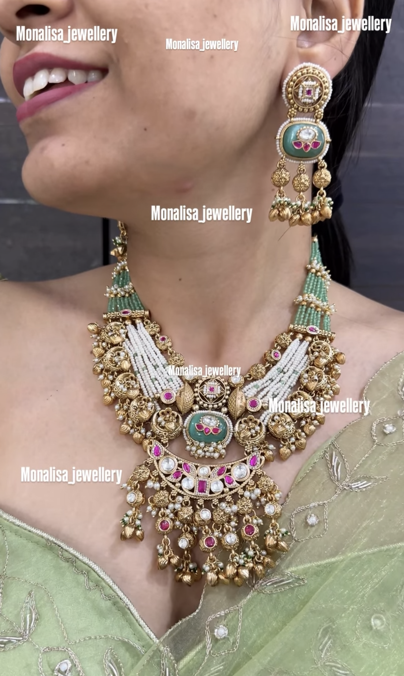 Jigisha Antique Designer Necklace Set