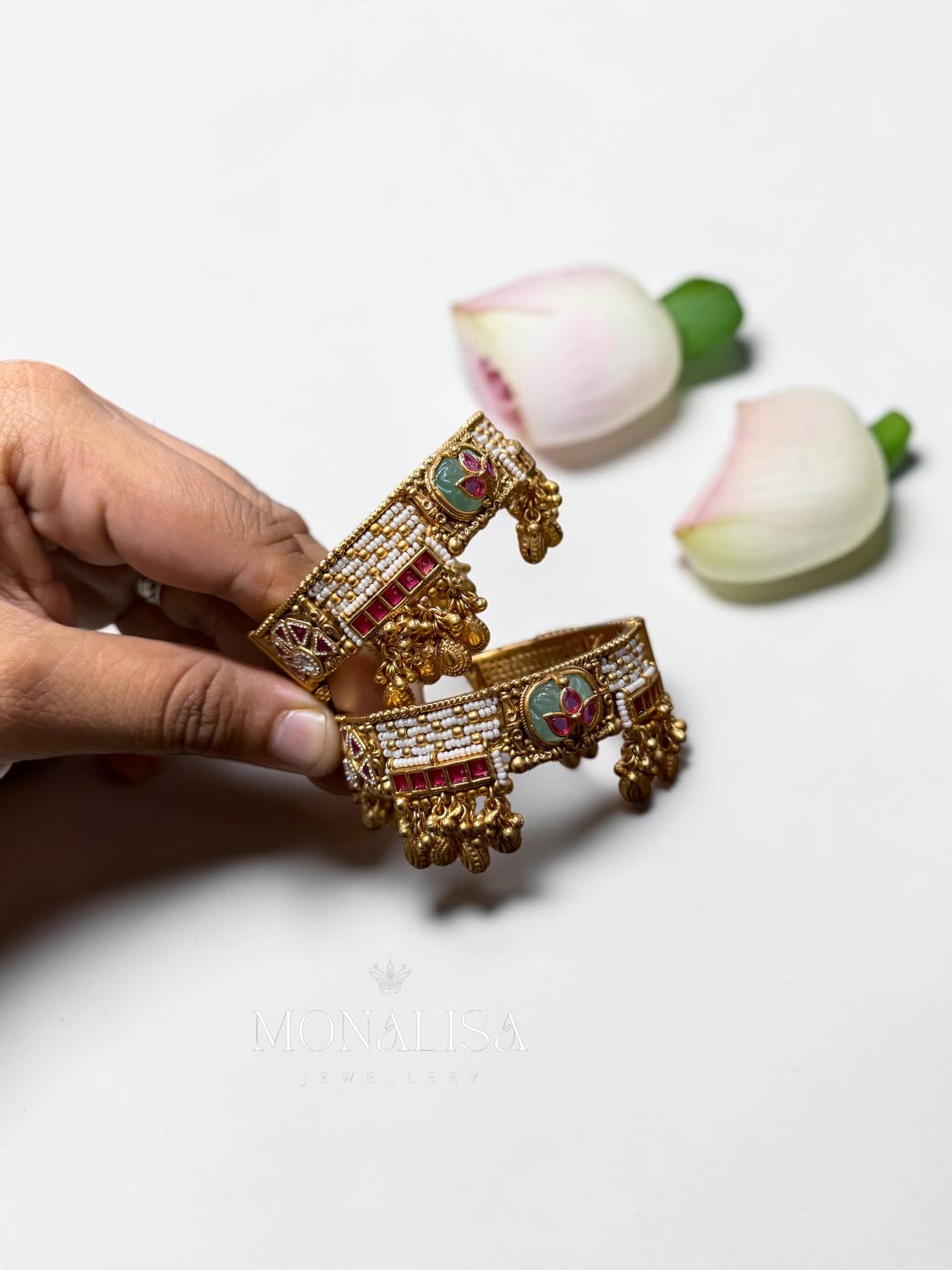 Reba Antique Designer Bangles