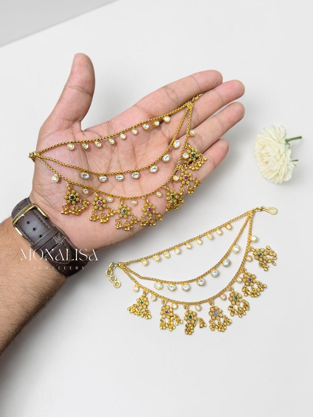 Reeva Antique Designer Earchain