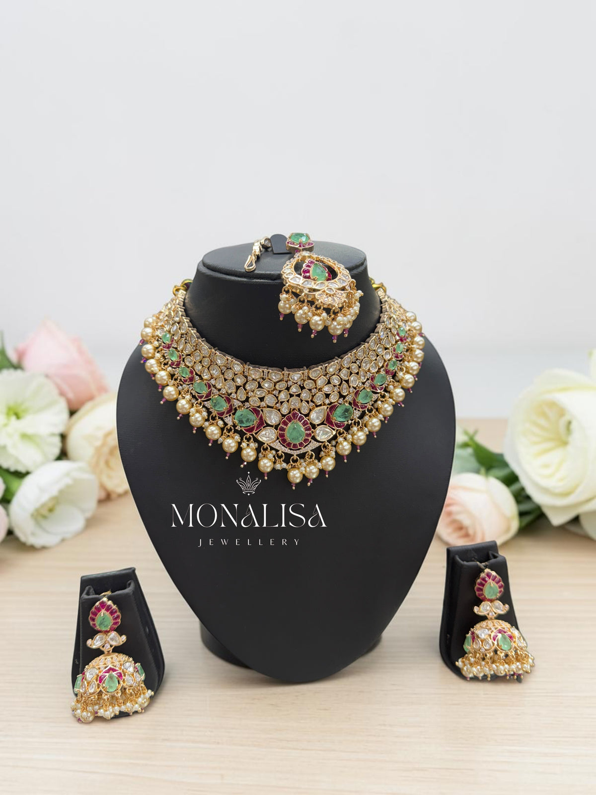Kashvi Polki Designer Necklace Set