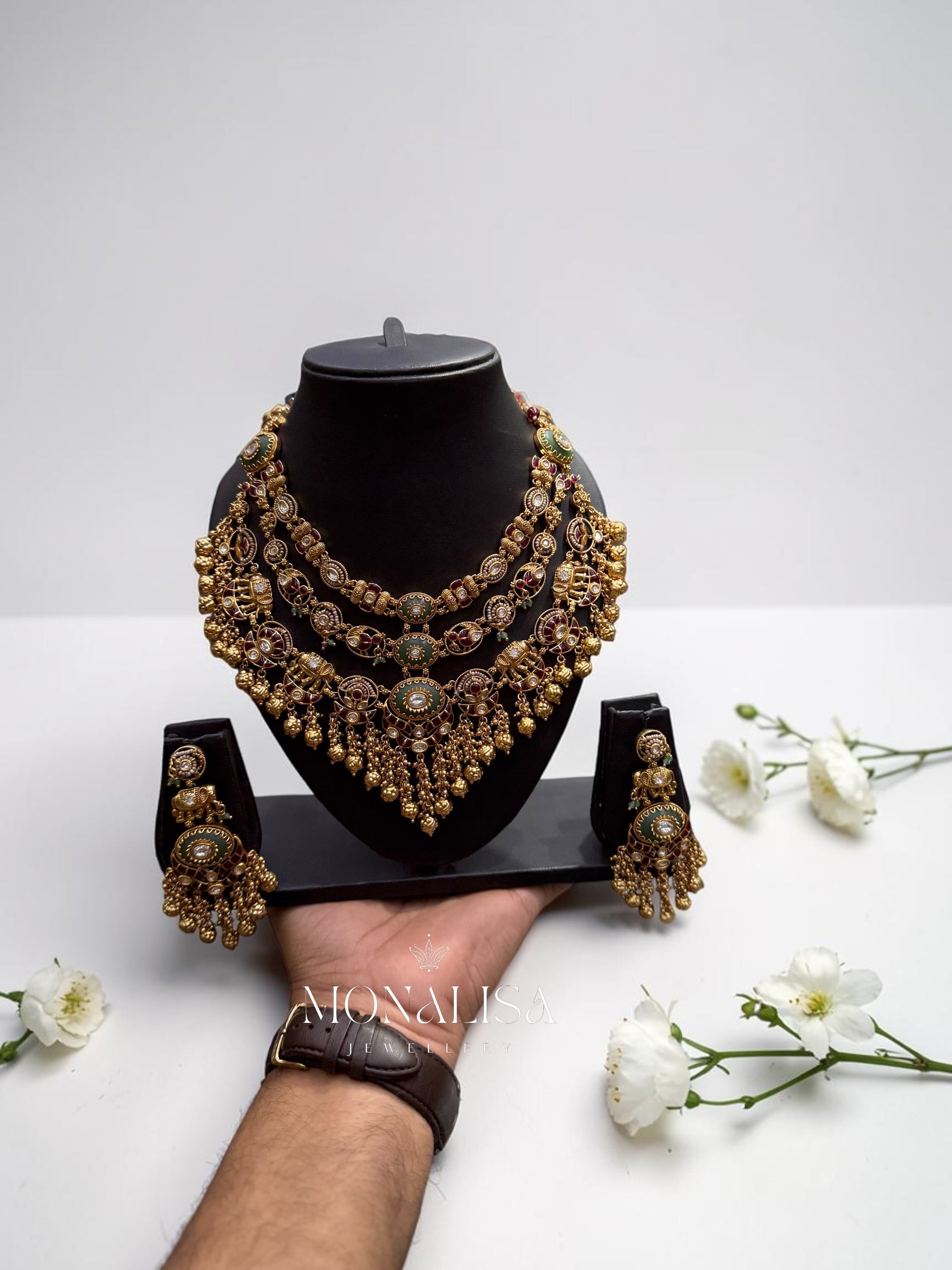 Rubina Antique Designer Necklace Set
