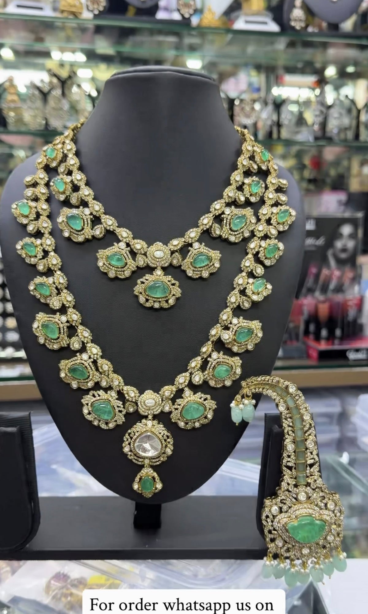 Ishan khattar Groom Combo Designer Necklace Set+kalangi