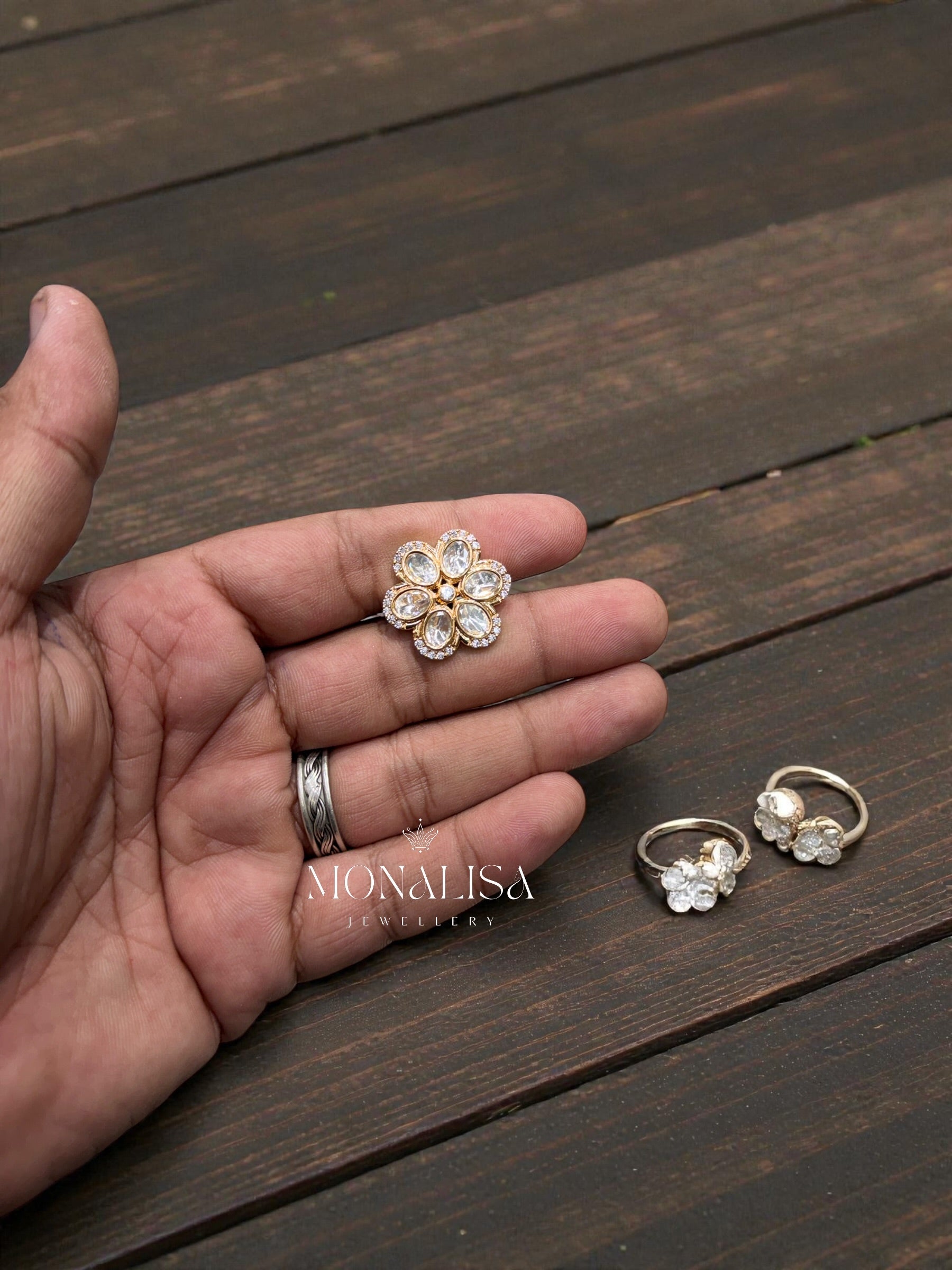 Kiara Polki Designer Ring