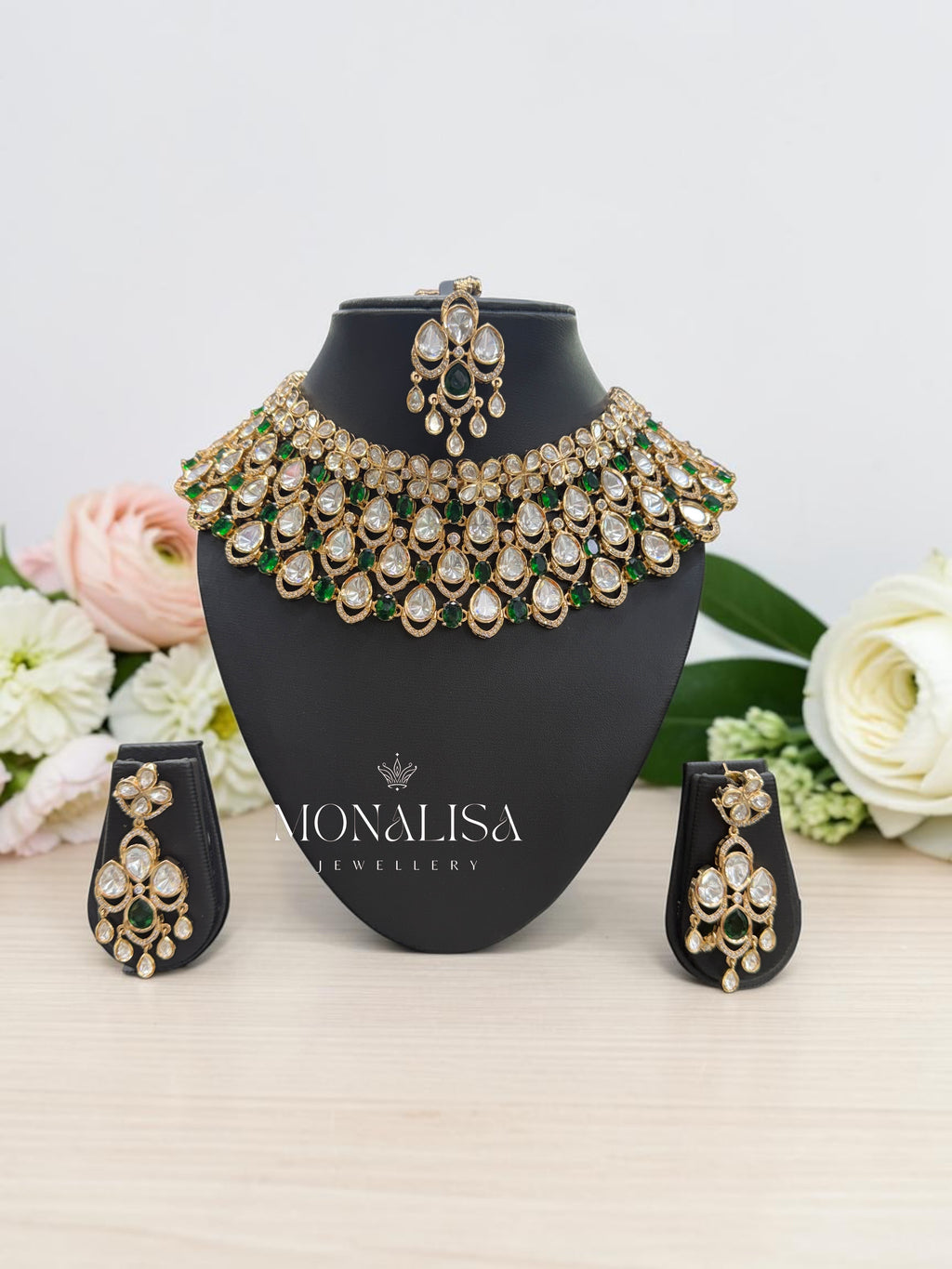 Kaipita Polki Designer Necklace Set