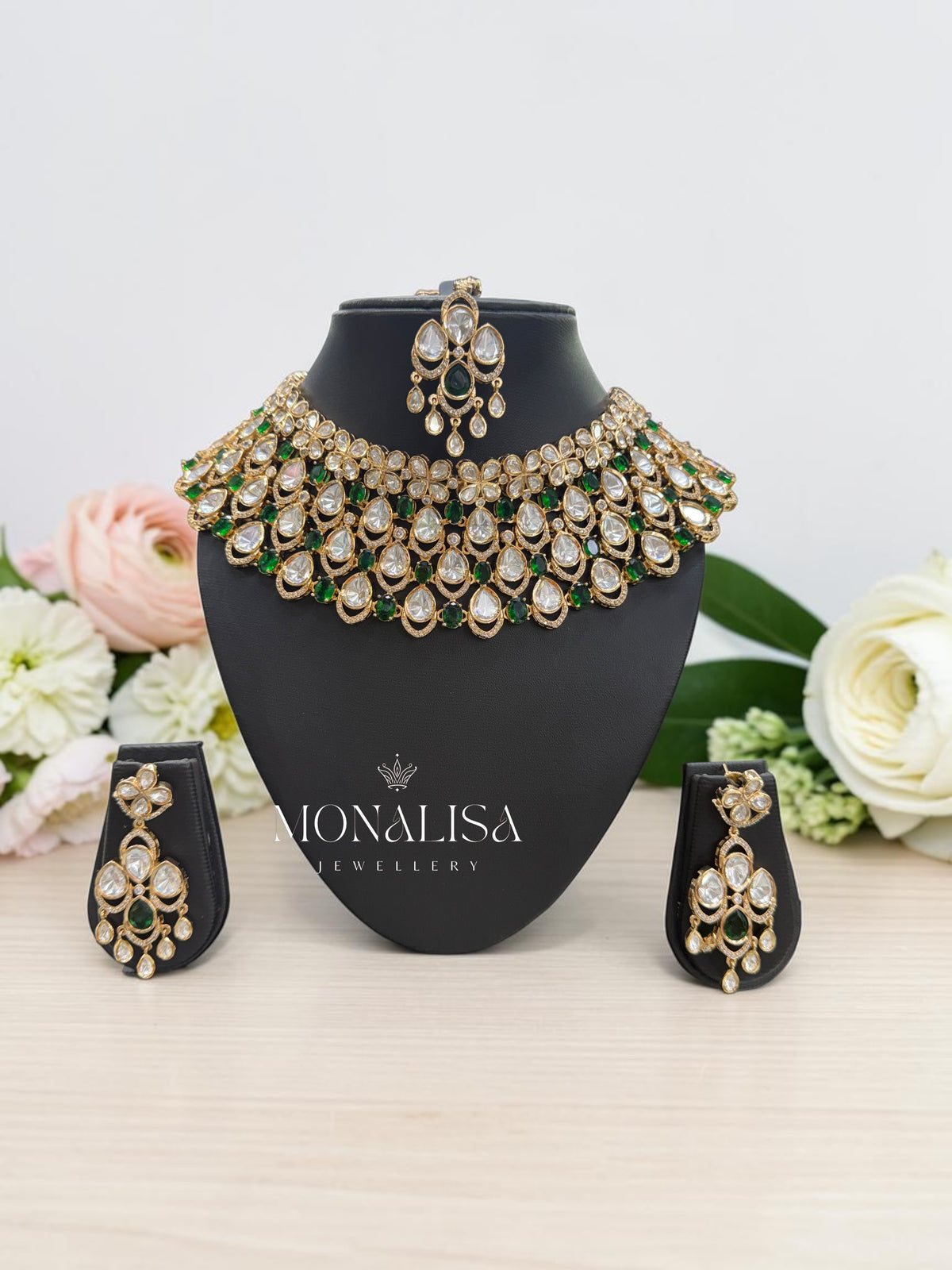 Kaipita Polki Designer Necklace Set