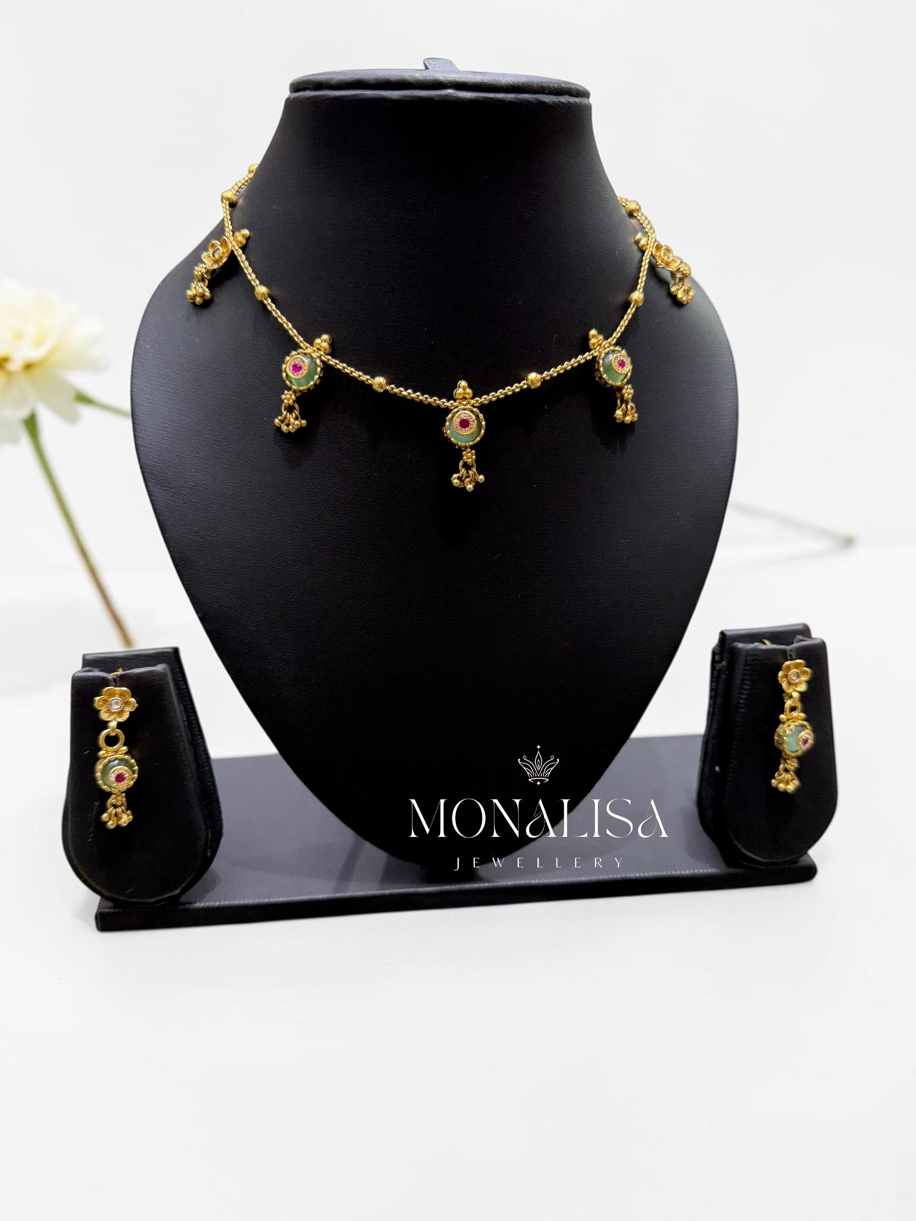 Bahula Antique designer Necklace Set