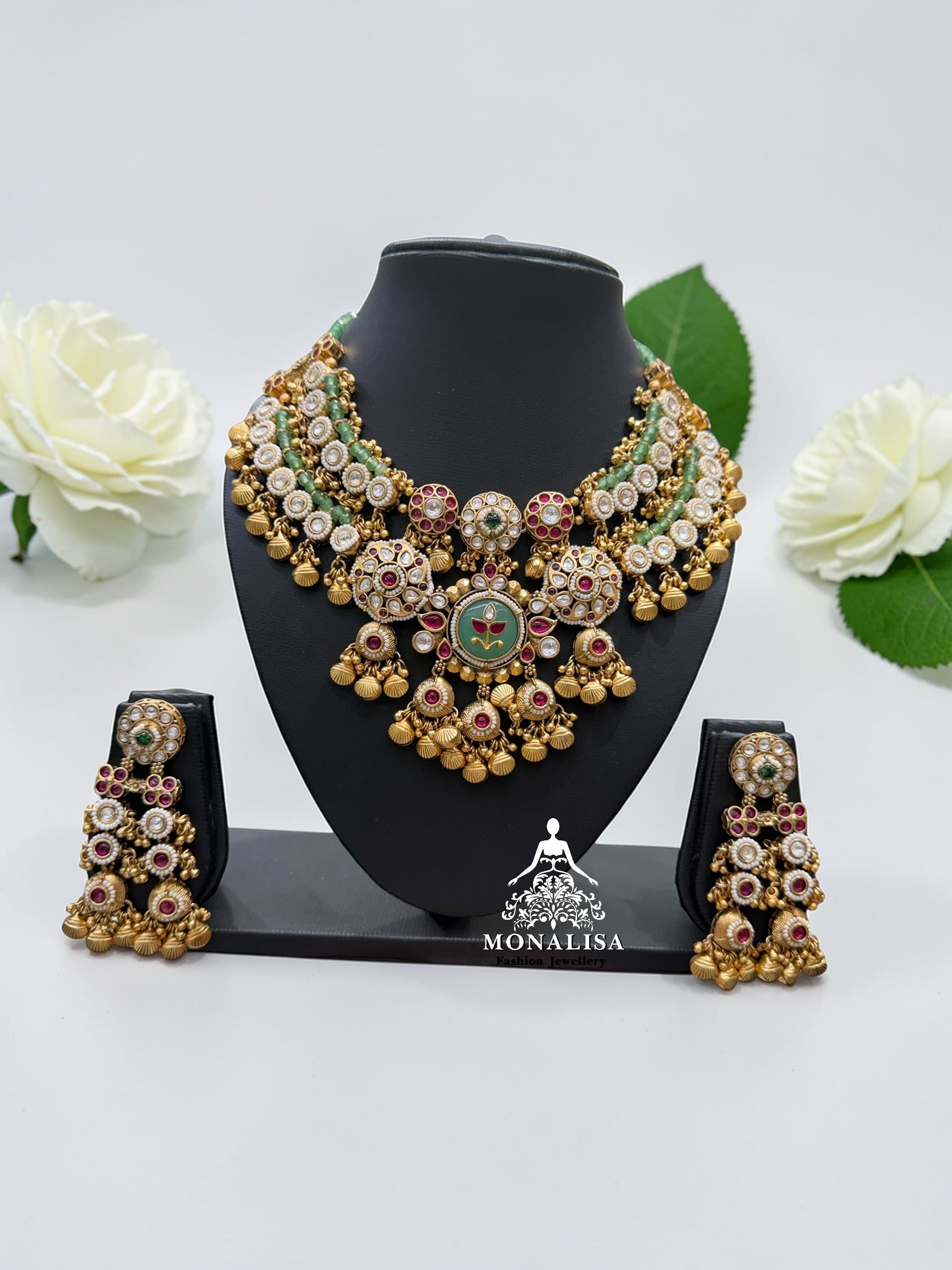 Satki Antique designer Necklace Set