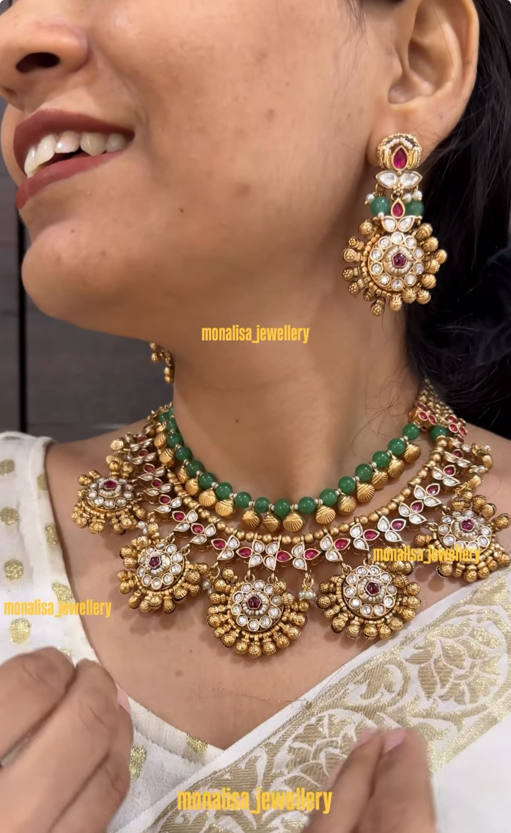 Tanmayi Antique Designer Necklace Set
