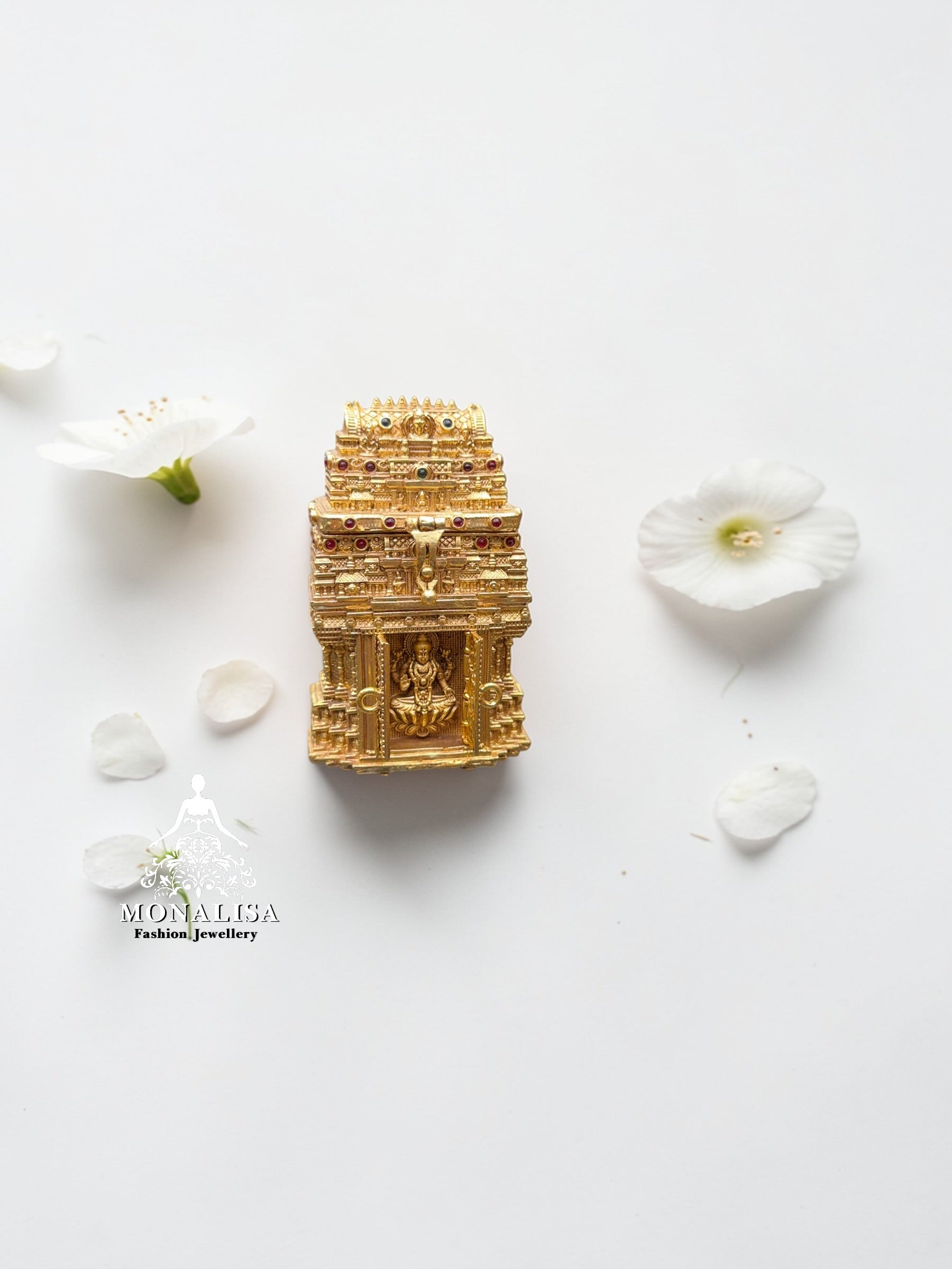 Meenakshi Temple Antique Designer kumkum box