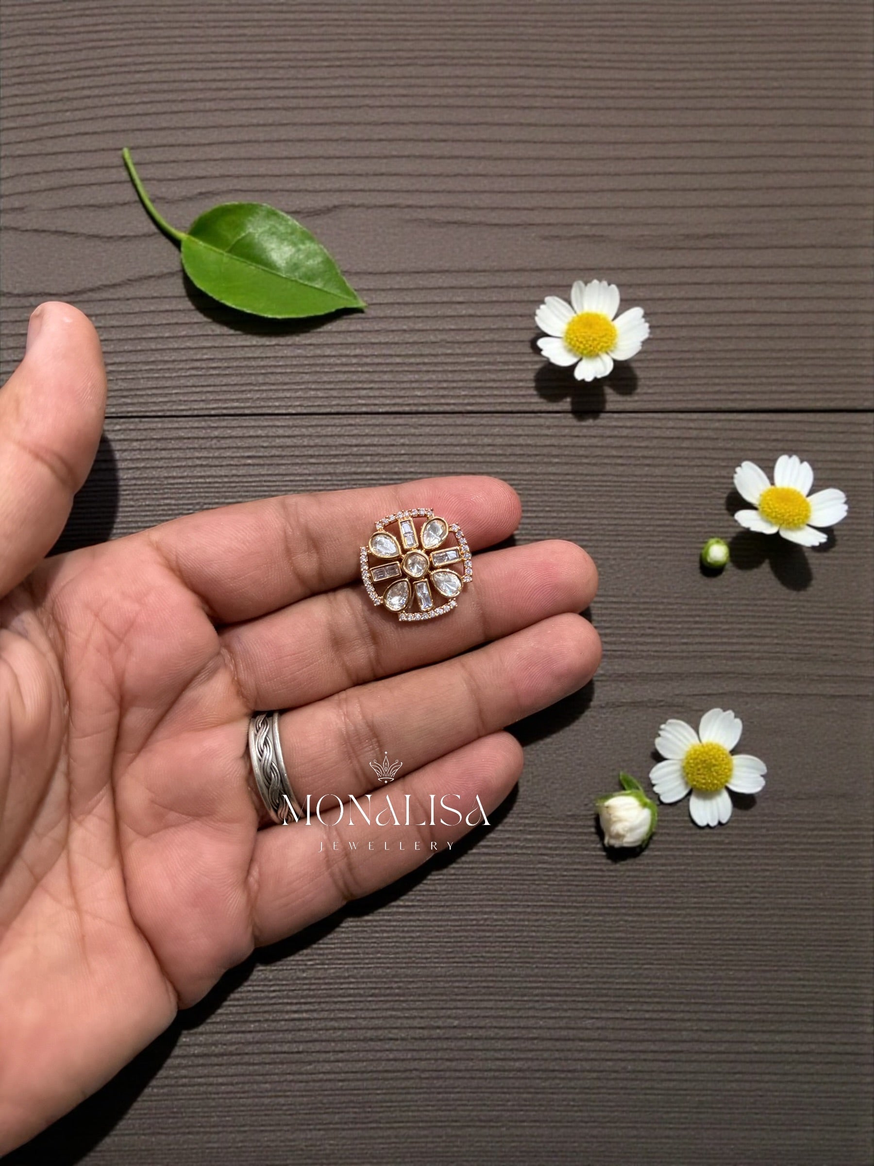 Tara Polki Designer Ring