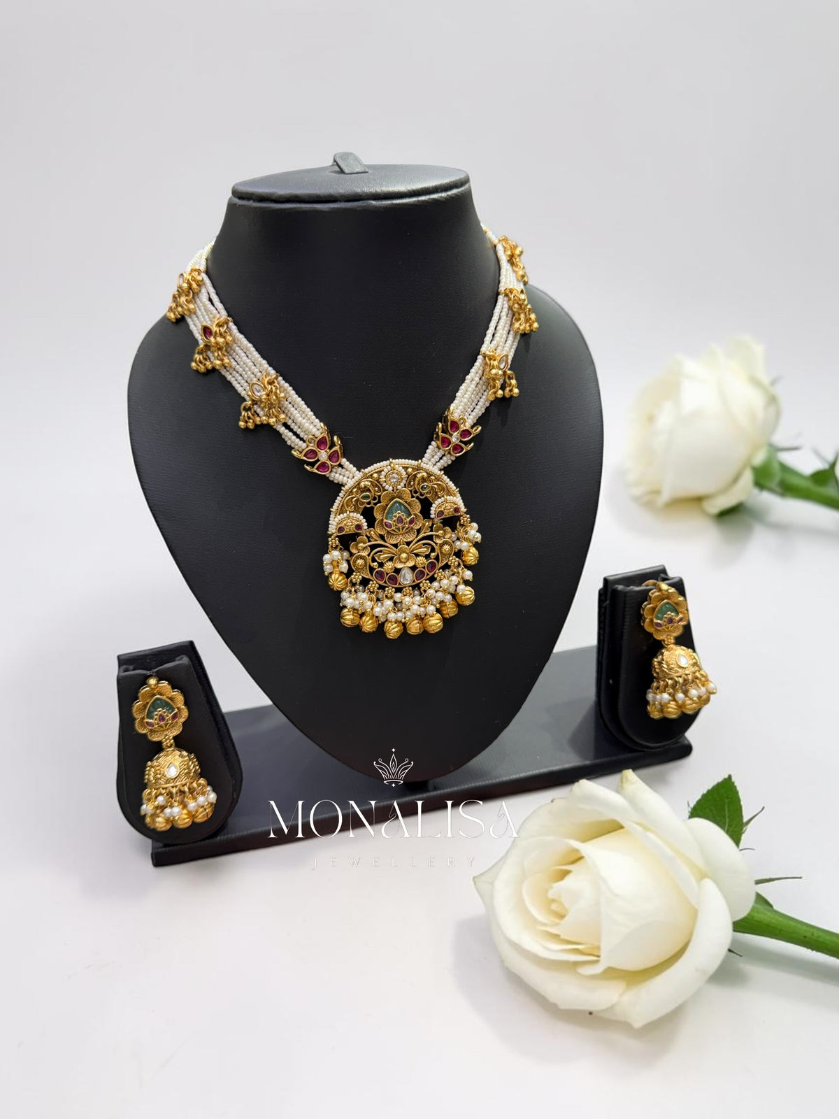 Radhika Antique Designer Necklace Set