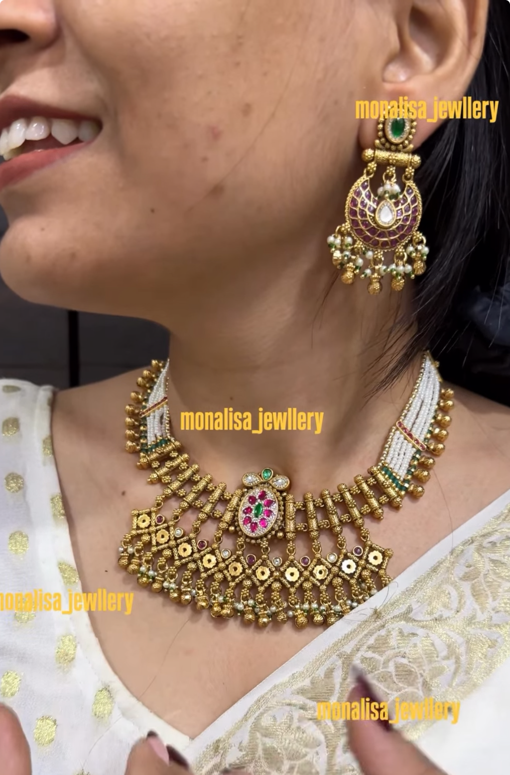 Noah Antique Designer Necklace Set