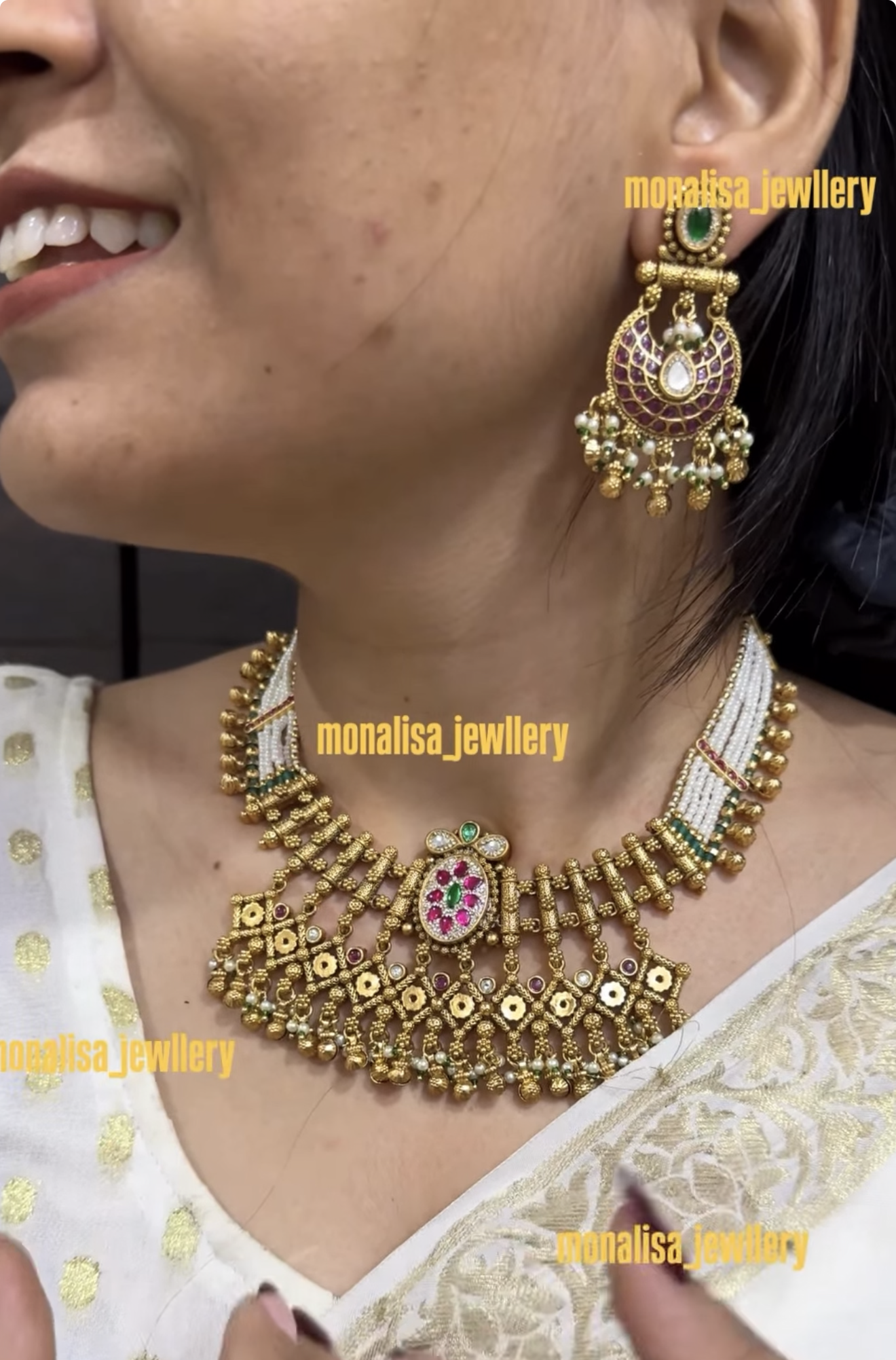 Noah Antique Designer Necklace Set