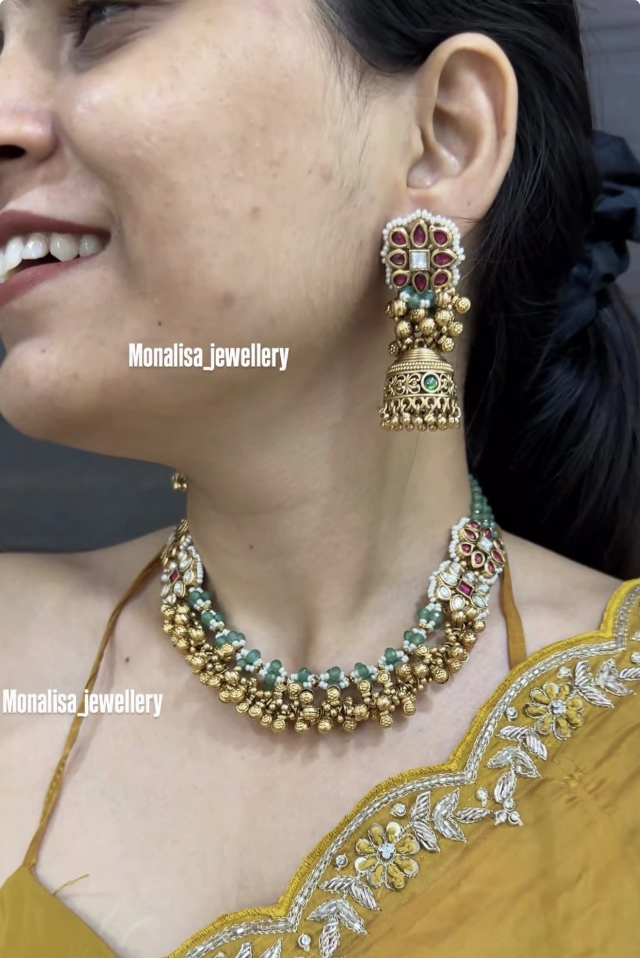 Thaniska Antique Designer Necklace Set
