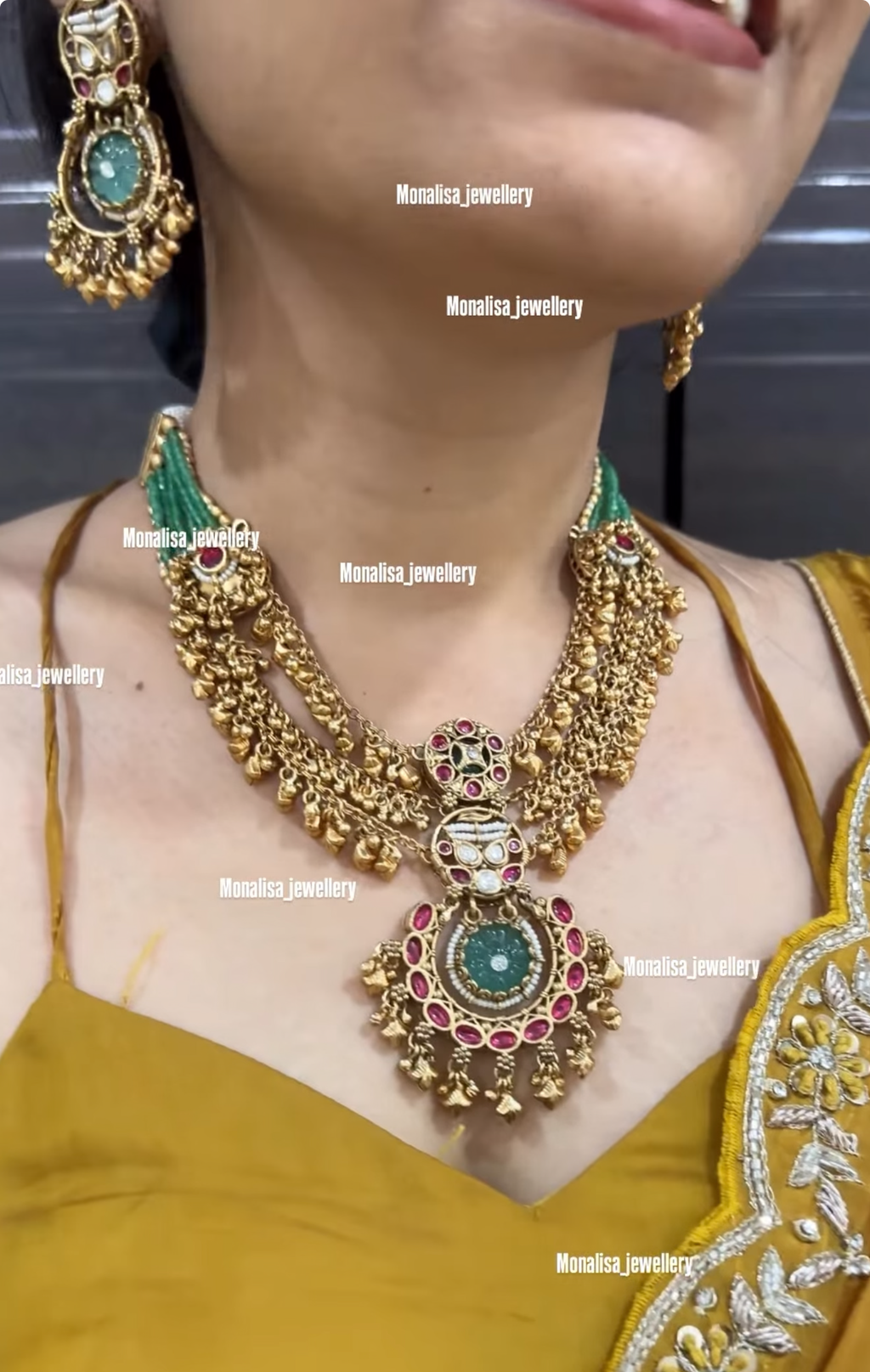 Shanvitha Antique Designer Necklace Set